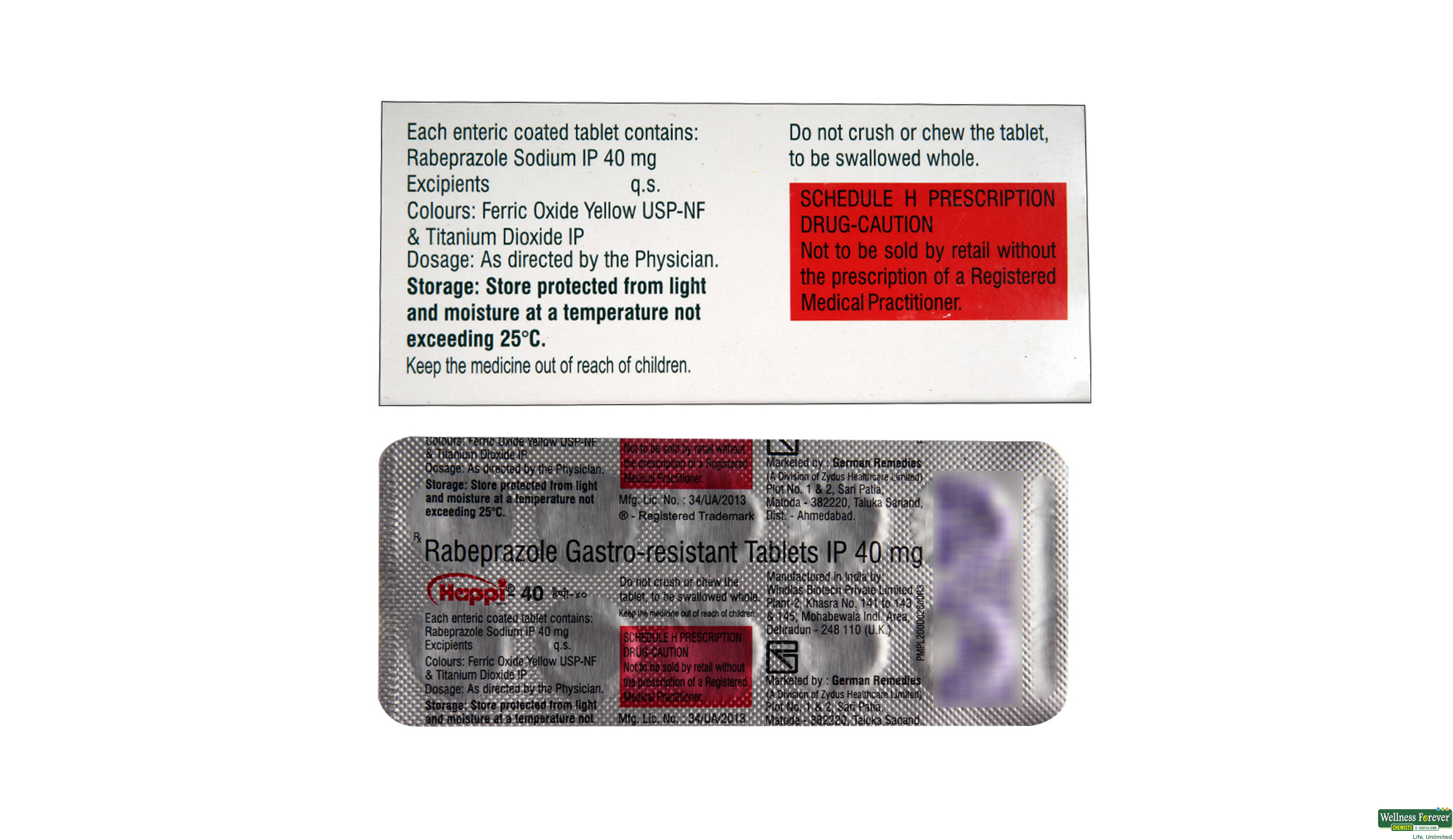 HAPPI 40MG 10TAB- 2, 10TAB, 