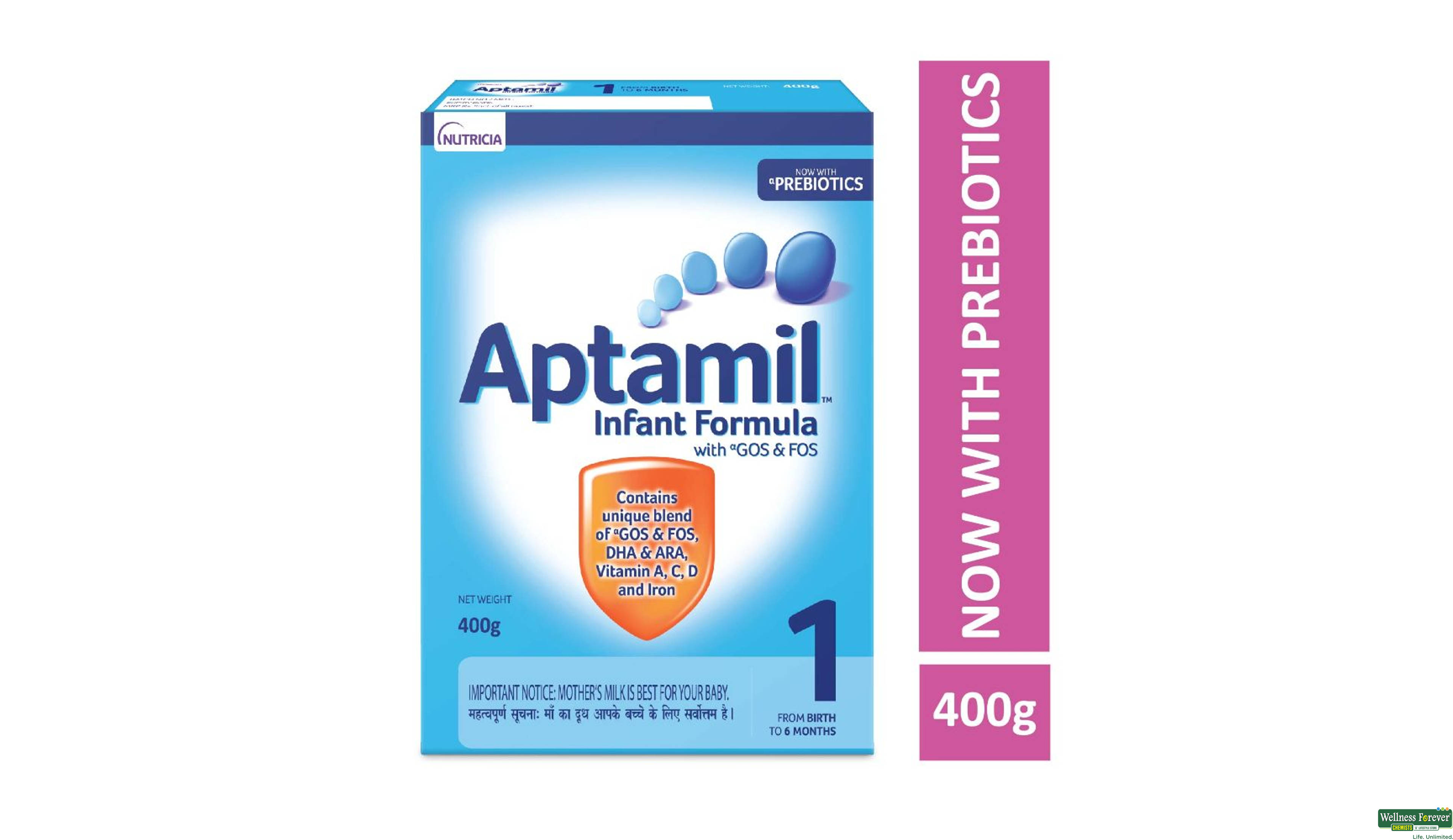 APTAMIL GOLD 1 PWDR REF 400GM- 1, 400GM, 