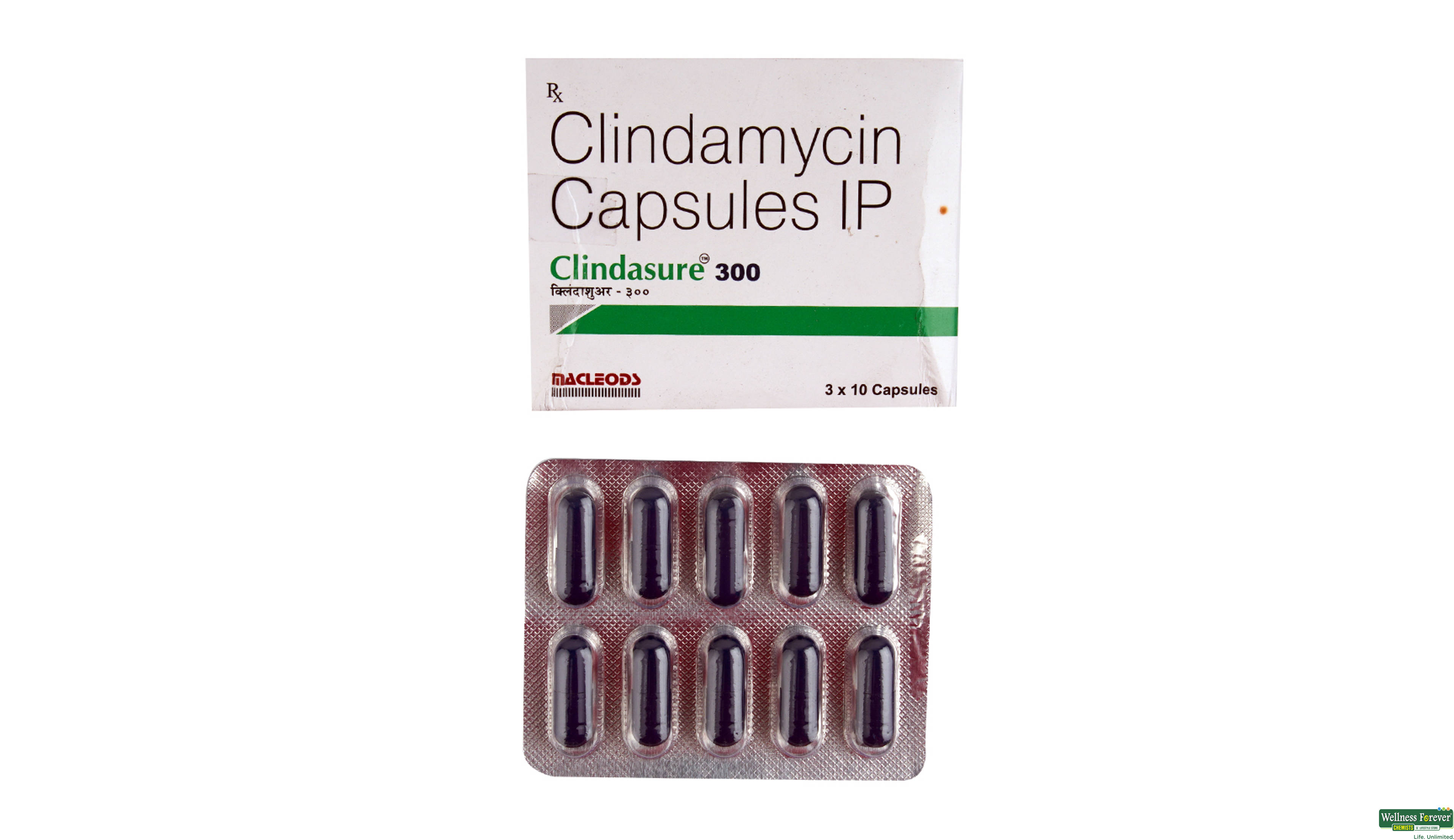 CLINDASURE 300MG 10CAP- 1, 10CAP, 