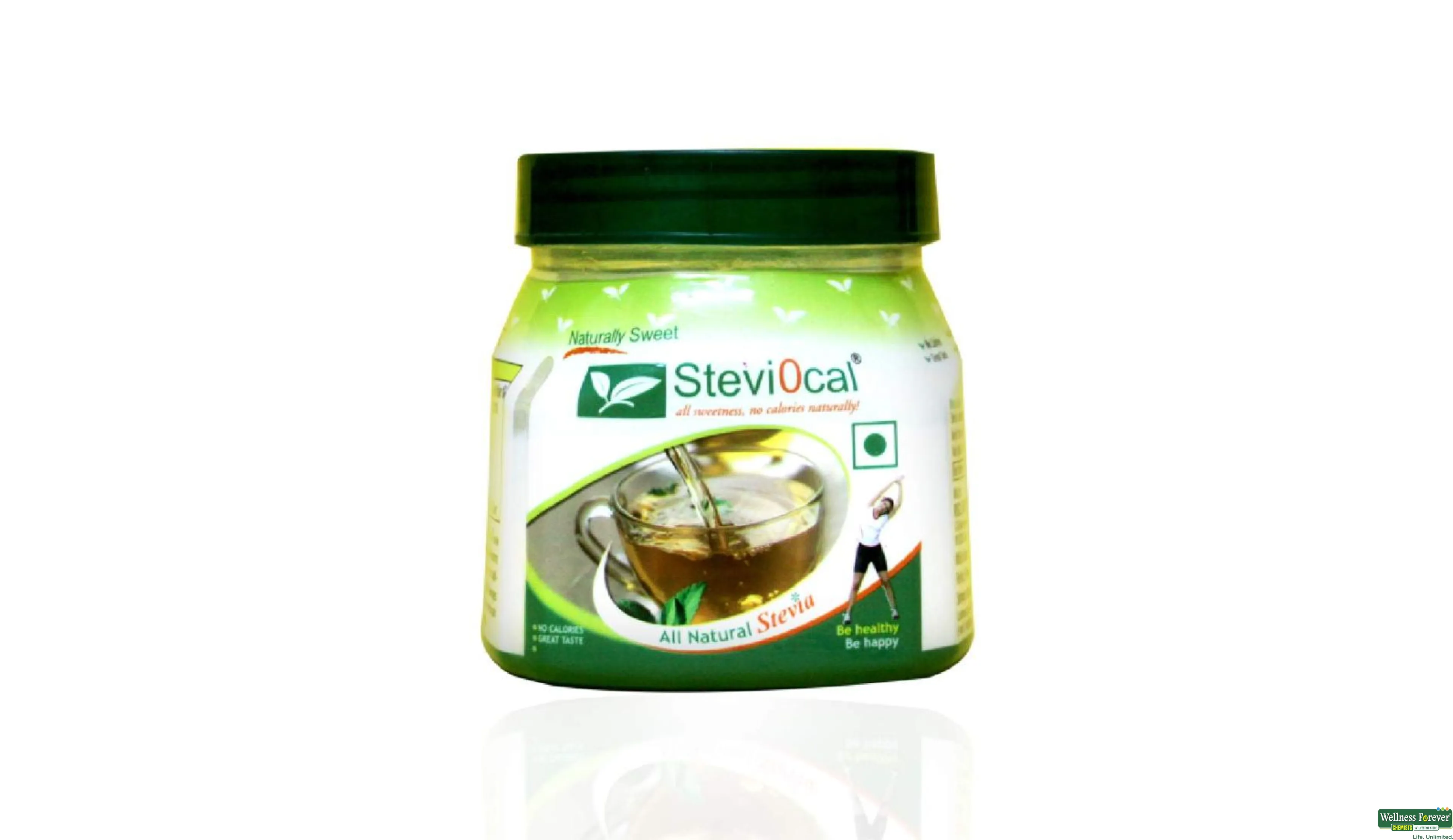 STEVI0CAL NATURALLY SWEET PWDR JAR 200GM- 1, 200GM, null