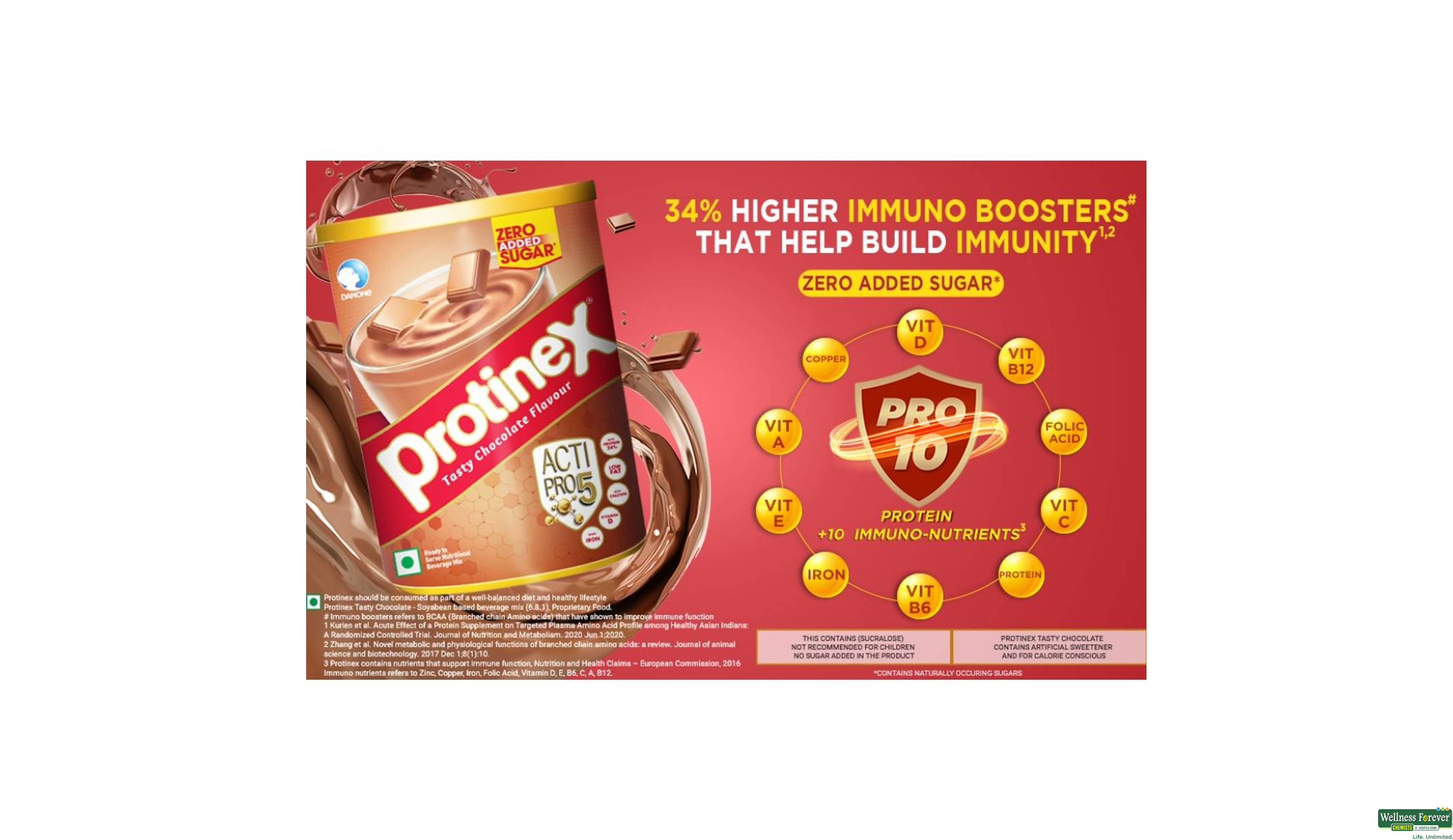 PROTINEX PWDR TASTY CHOCOLATE 400GM- 2, 400GM, 