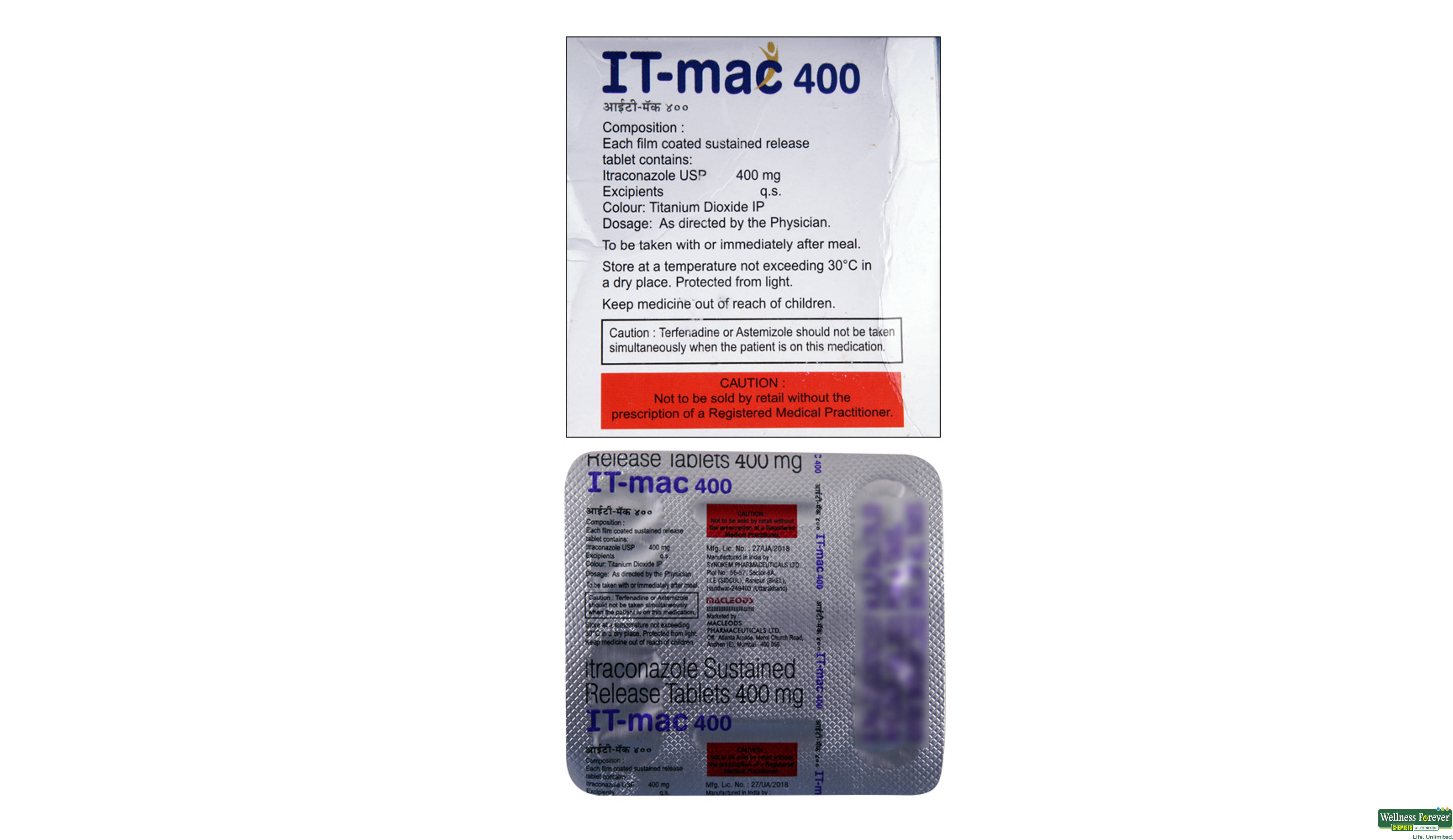 IT-MAC 400MG 4TAB- 2, 4TAB, 