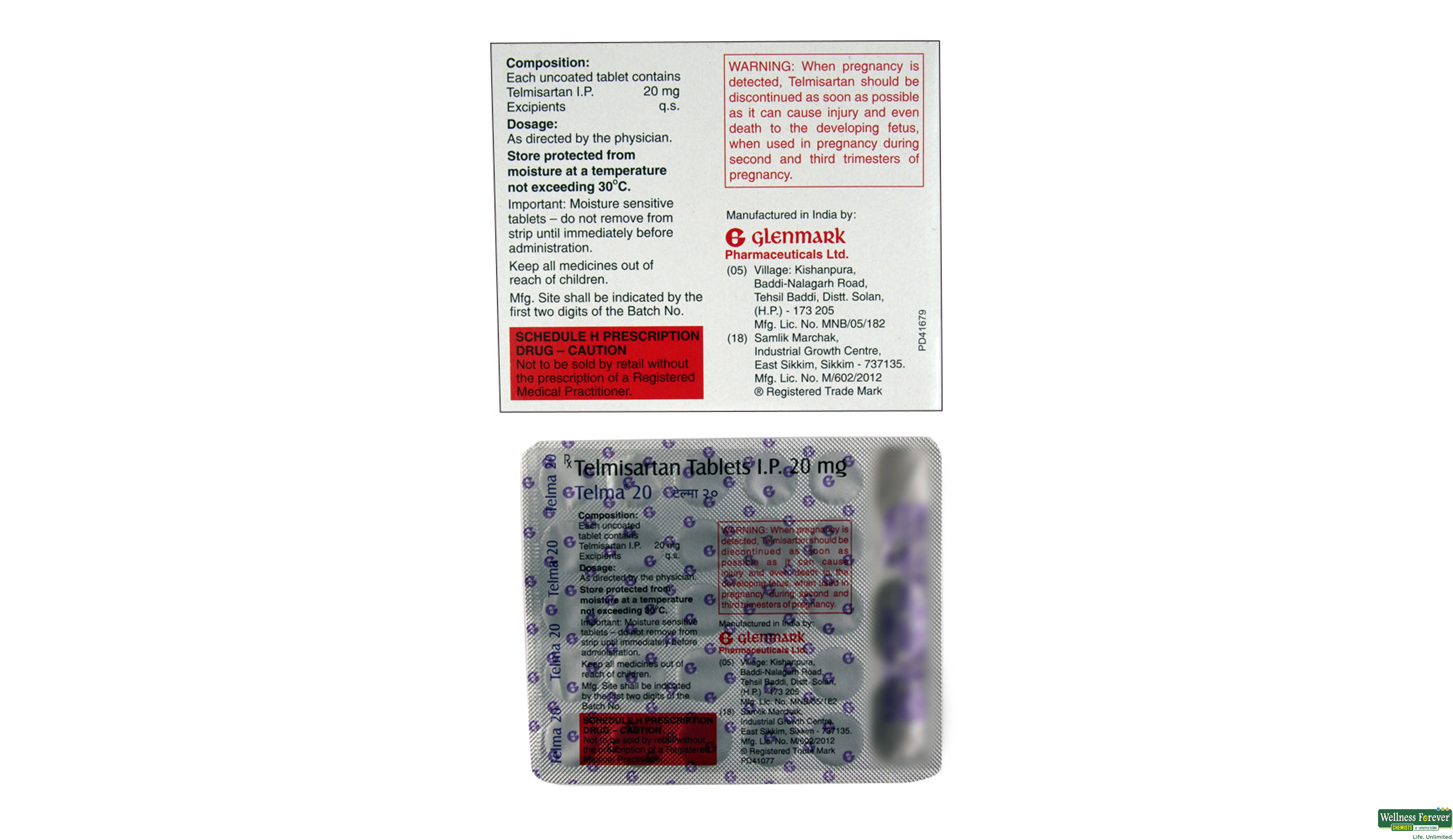 TELMA 20MG 30TAB- 2, 30TAB, •Supports Heart Health: Helps in reducing stress on the heart by managing blood pressure.

•Reduces Risk of Stroke: By controlling blood pressure, it lowers the chances of having a stroke.

•Kidney Friendly: Helps in maintaining kidney function, which is often compromised by high blood pressure.