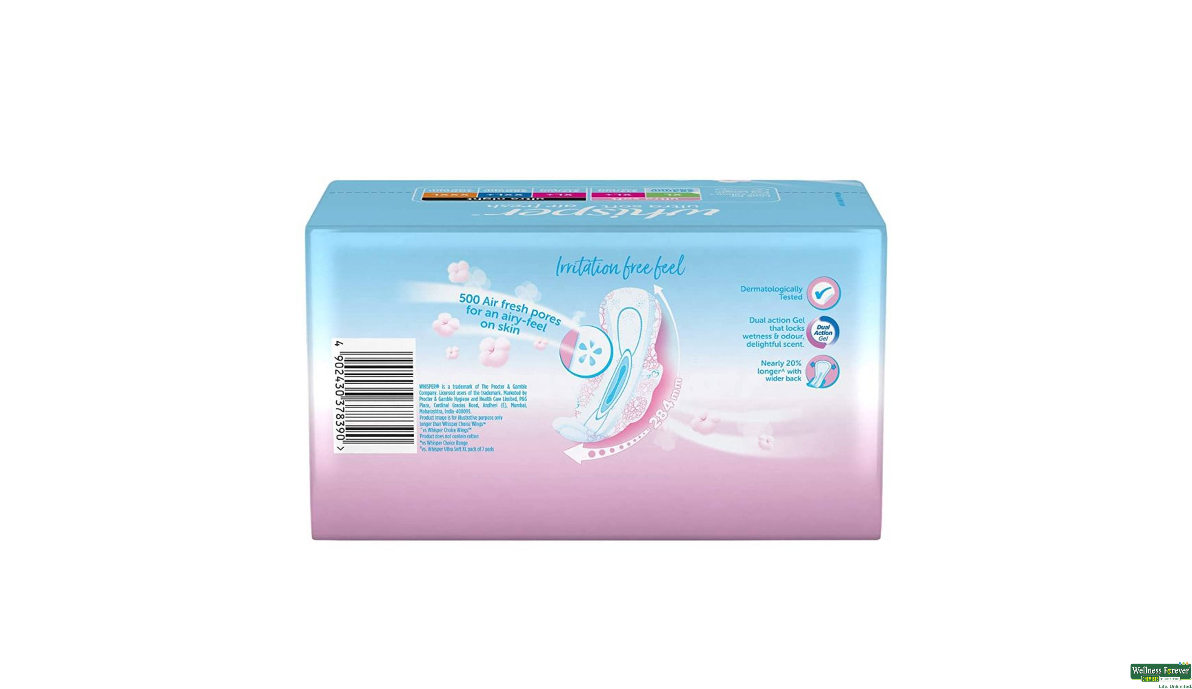 WHISPER SA/PAD ULTRA SOFT WINGS XL 30PC- 4, 30PC, 