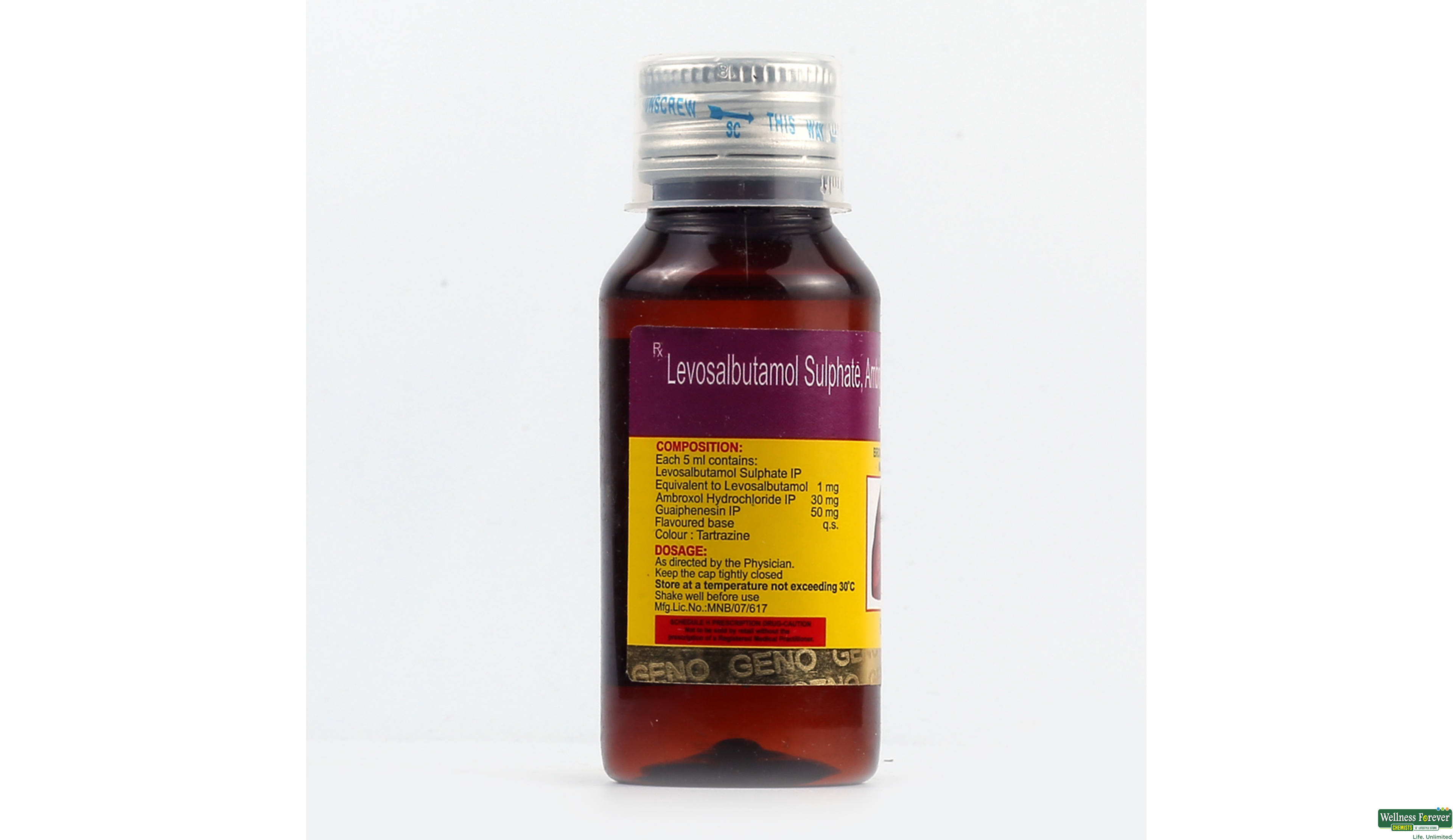 RESPIRA-LS SYP 60ML- 2, 60ML, 