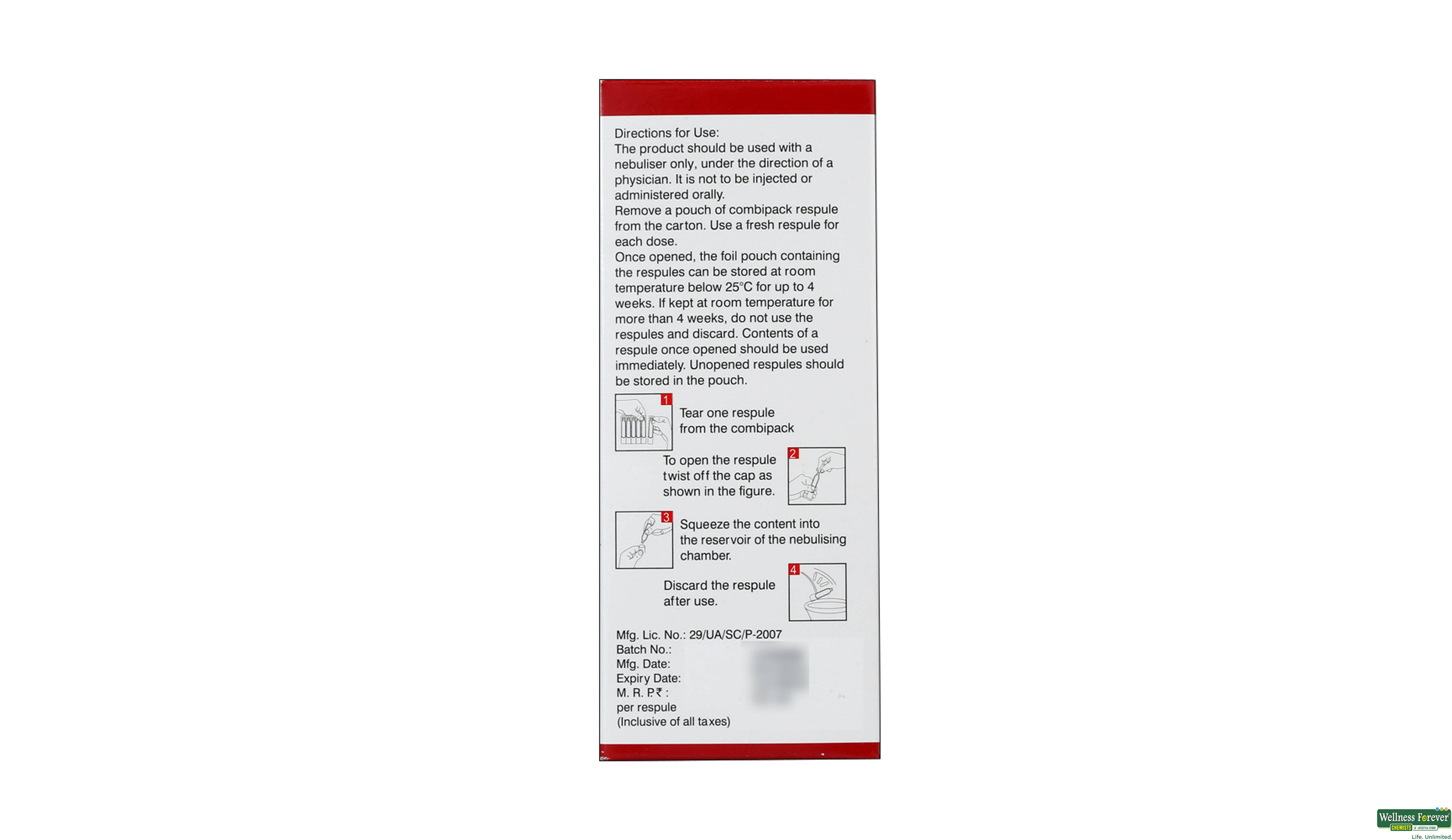 BUDAMATE-NEB 0.5MG RESPULES 7X2ML- 2, 7X2ML, 