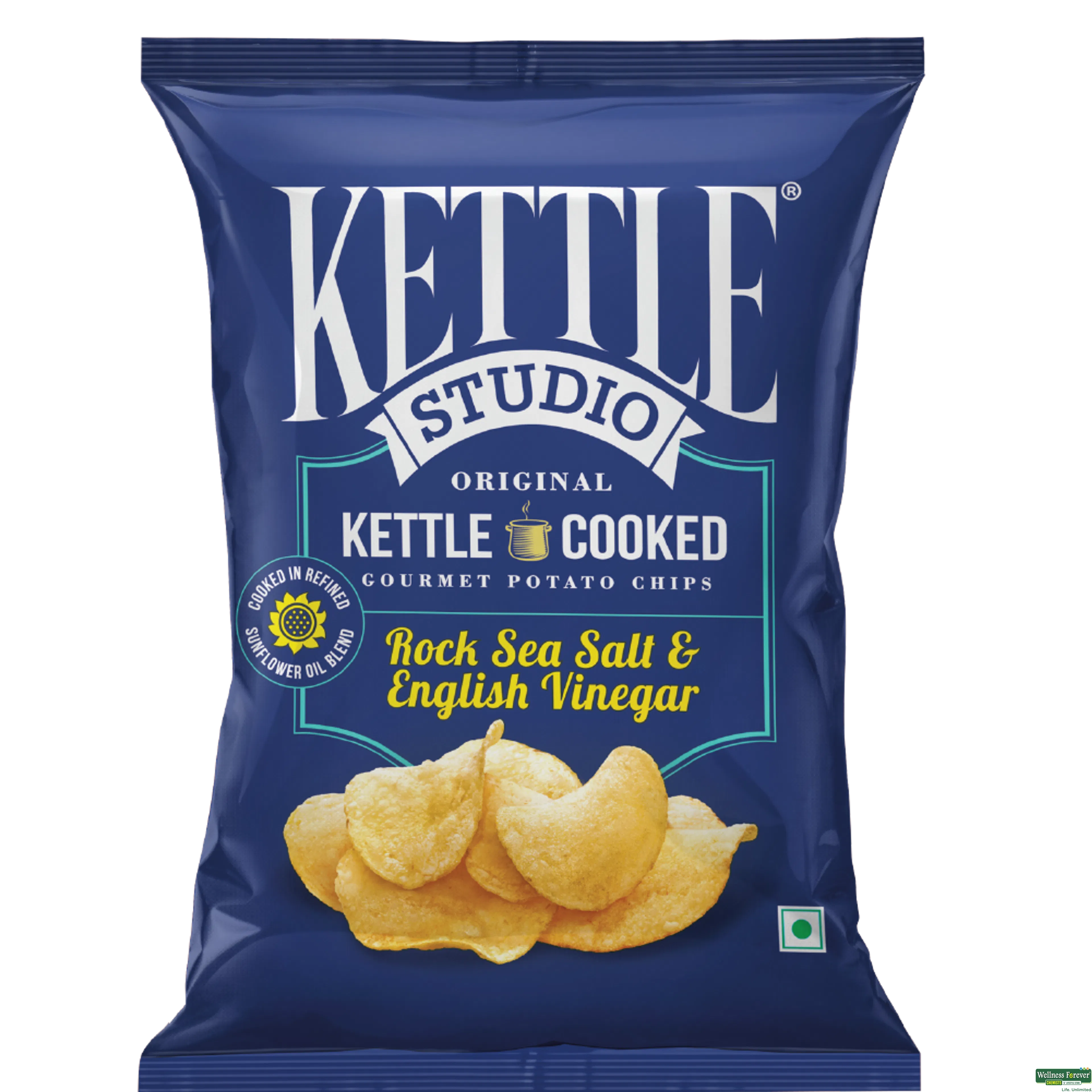 KETTLE CHIPS ROCK SEA SALT ENGLISH VINEGAR 113GM-image