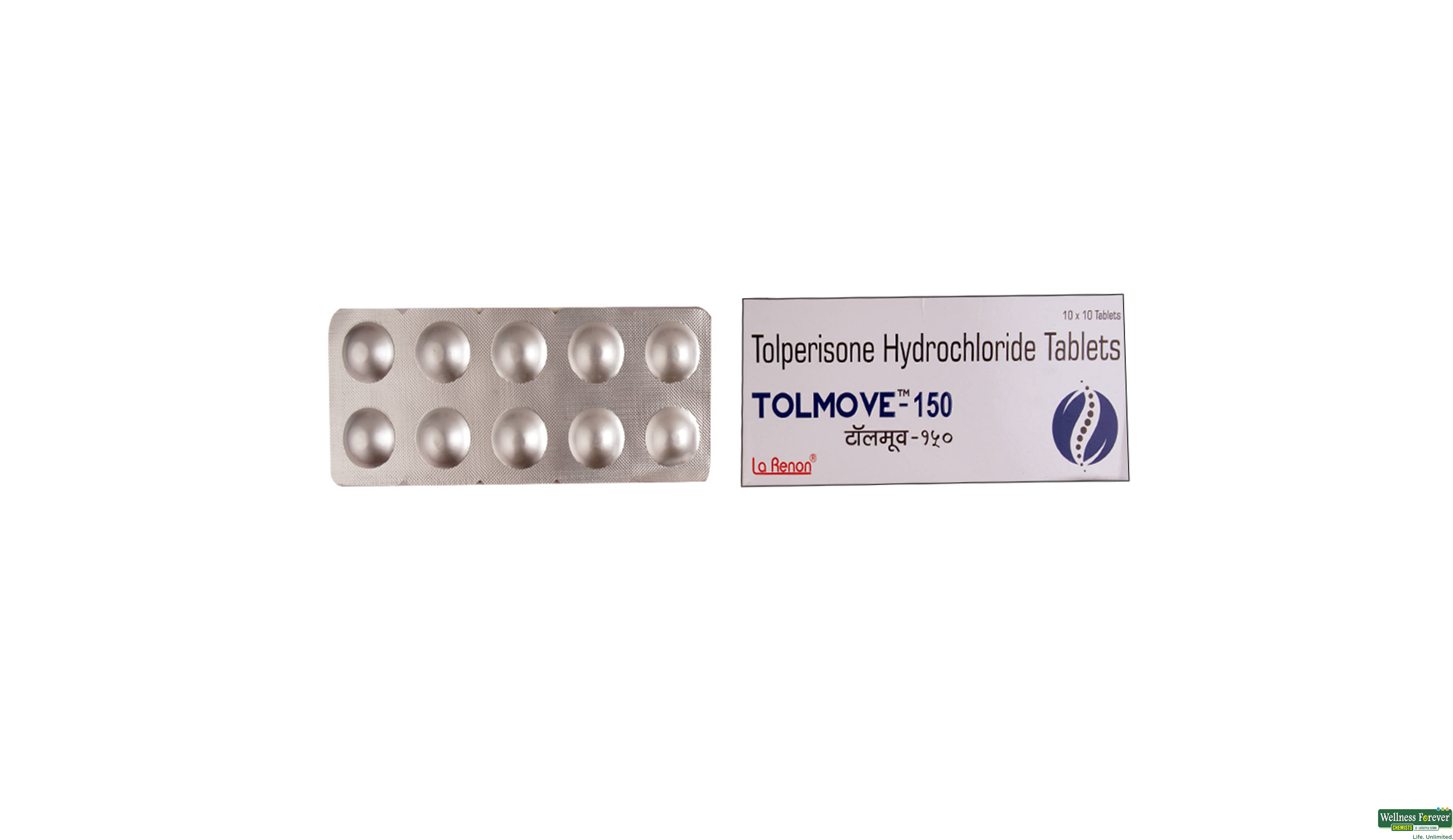 TOLMOVE 150MG 10TAB- 1, 10TAB, 