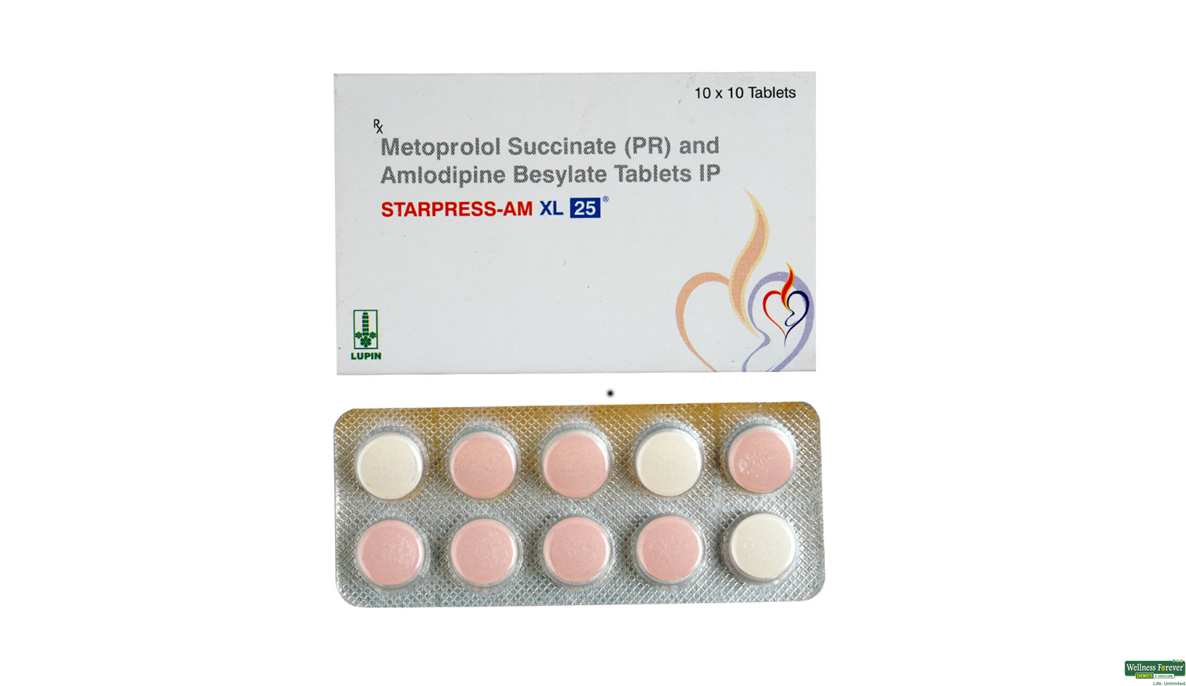 STARPRESSS-AM-XL 25MG 10TAB- 1, 10TAB, 
