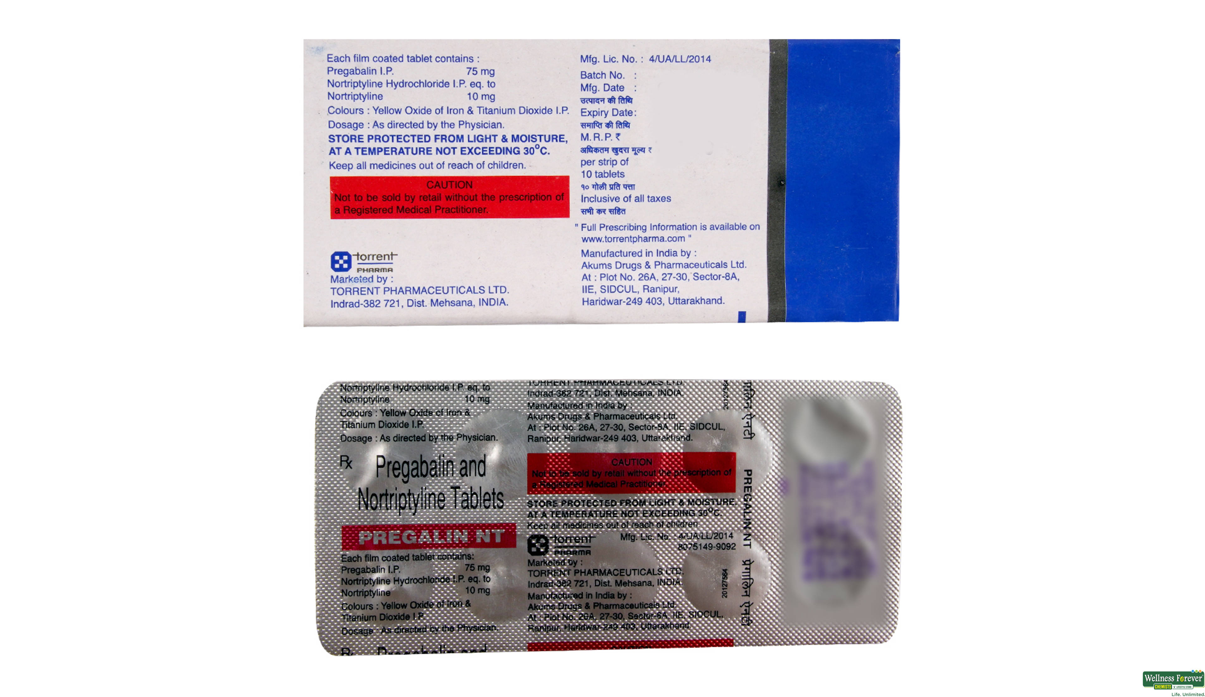 PREGALIN-NT 10TAB- 2, 10TAB, 