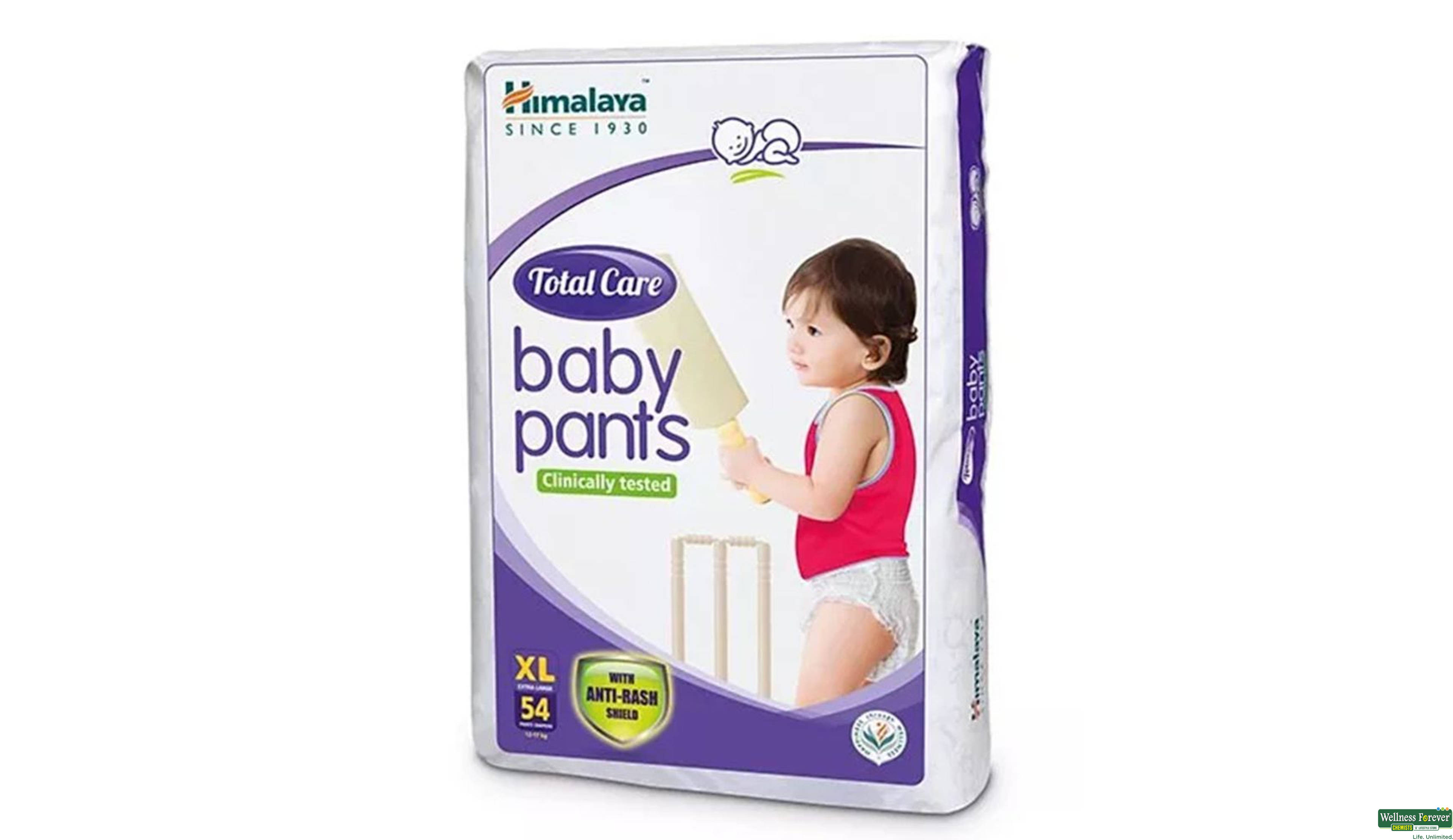 HIMA DIAP BABY PANTS TOTAL CARE XL 54PC- 1, 54PC, 