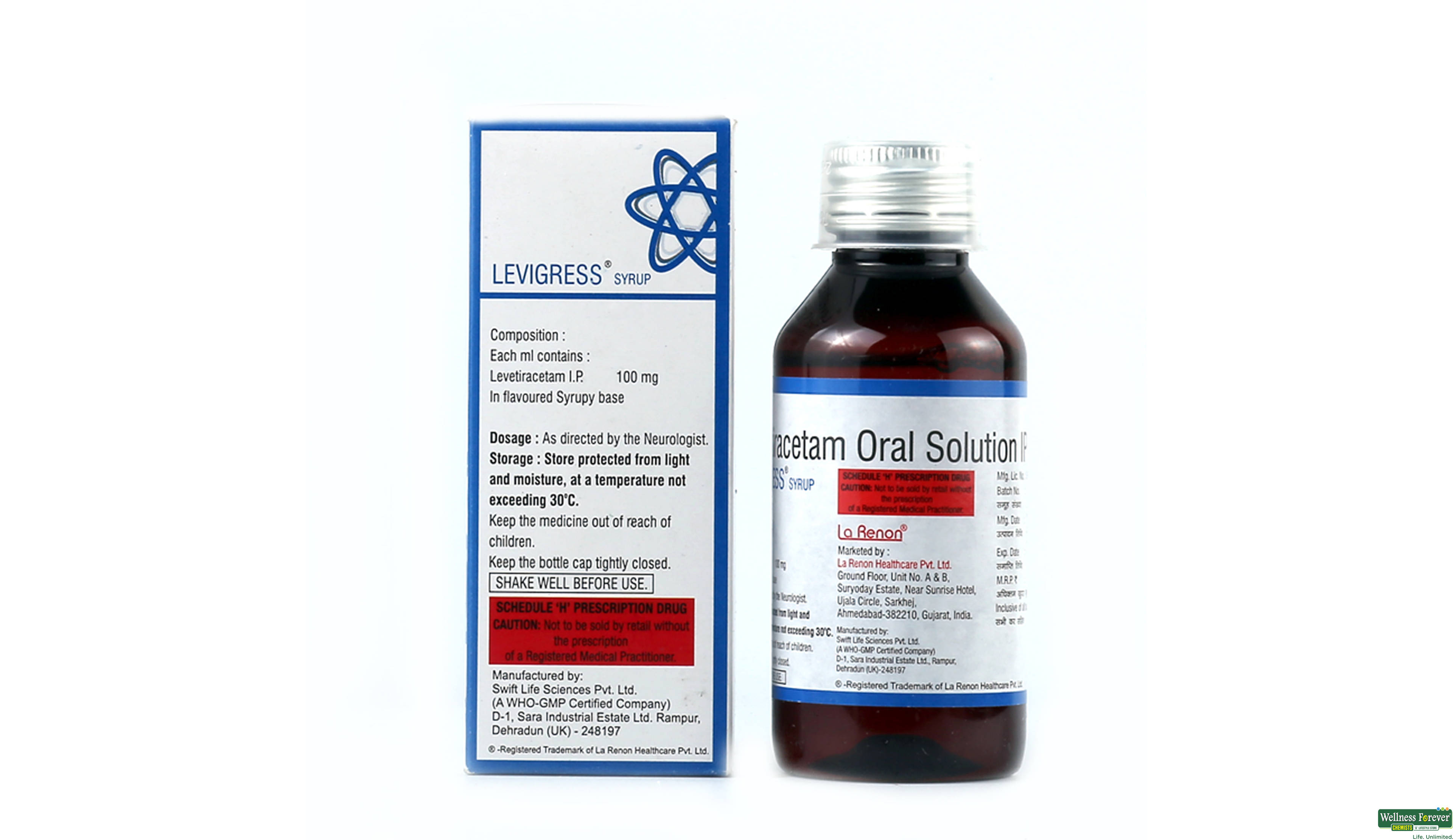 LEVIGRESS SYP 100ML- 2, 100ML, 
