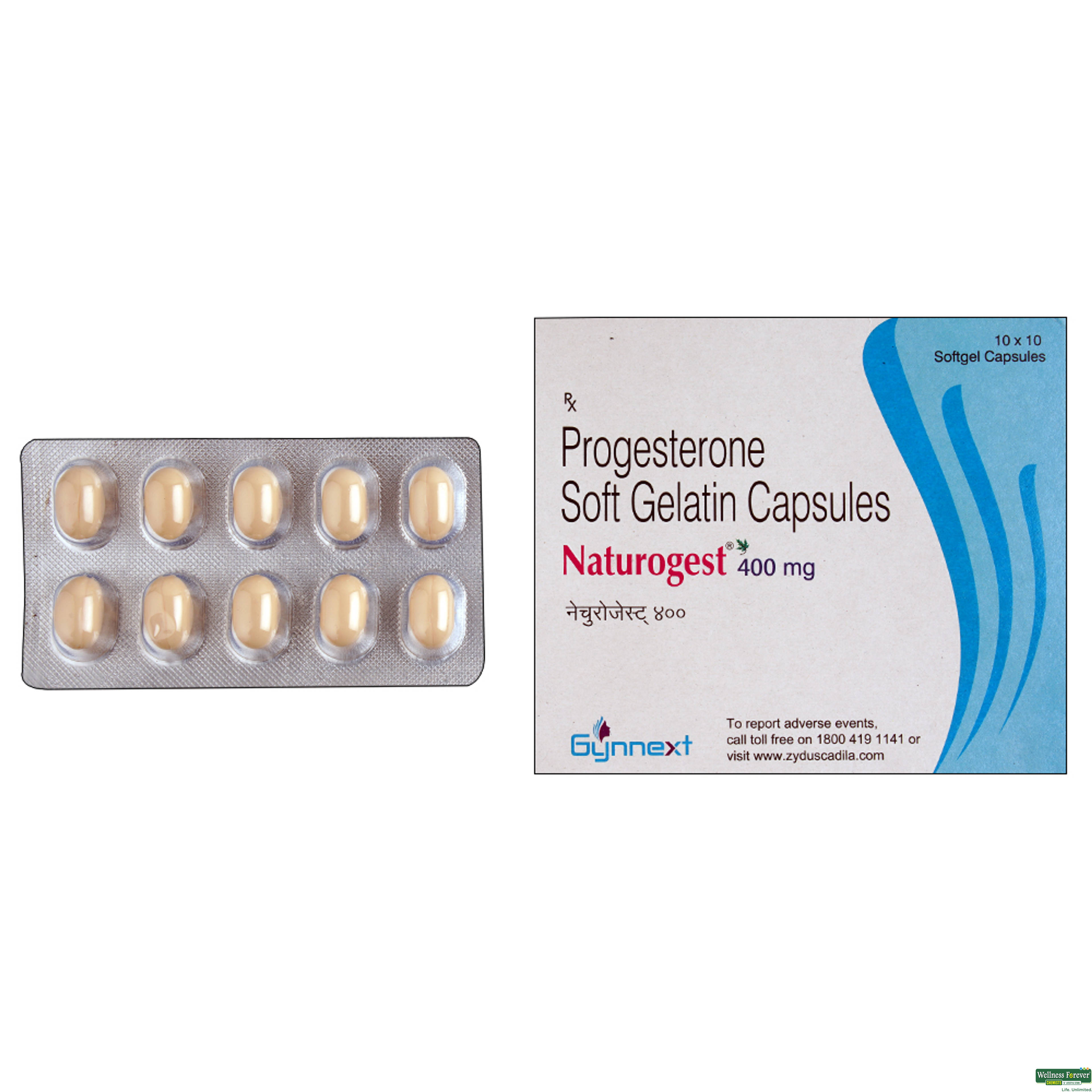 NATUROGEST 400MG 10CAP-image