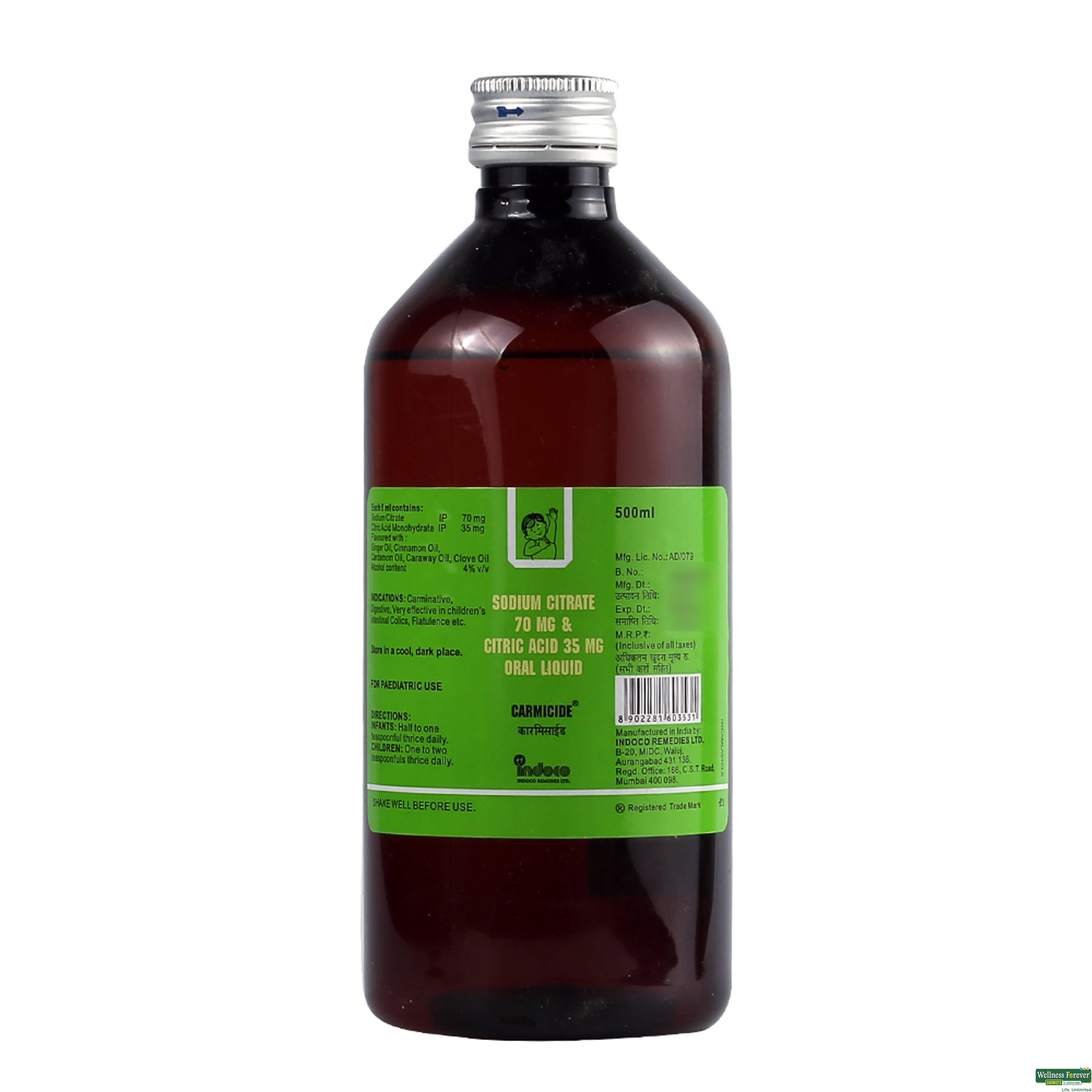 CARMICIDE CHILD SYP 500ML-image