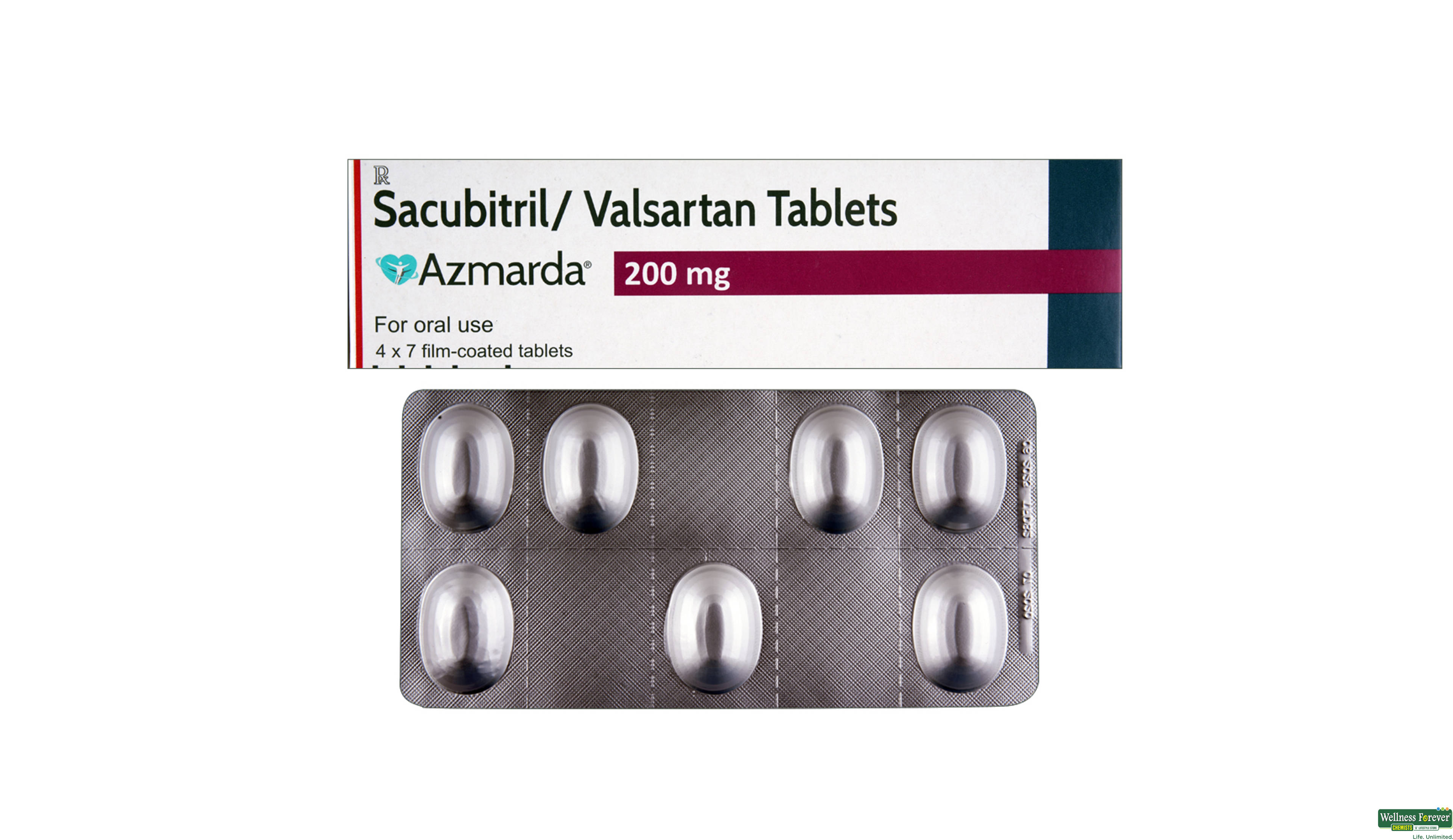 AZMARDA 200MG 7TAB- 1, 7TAB, 