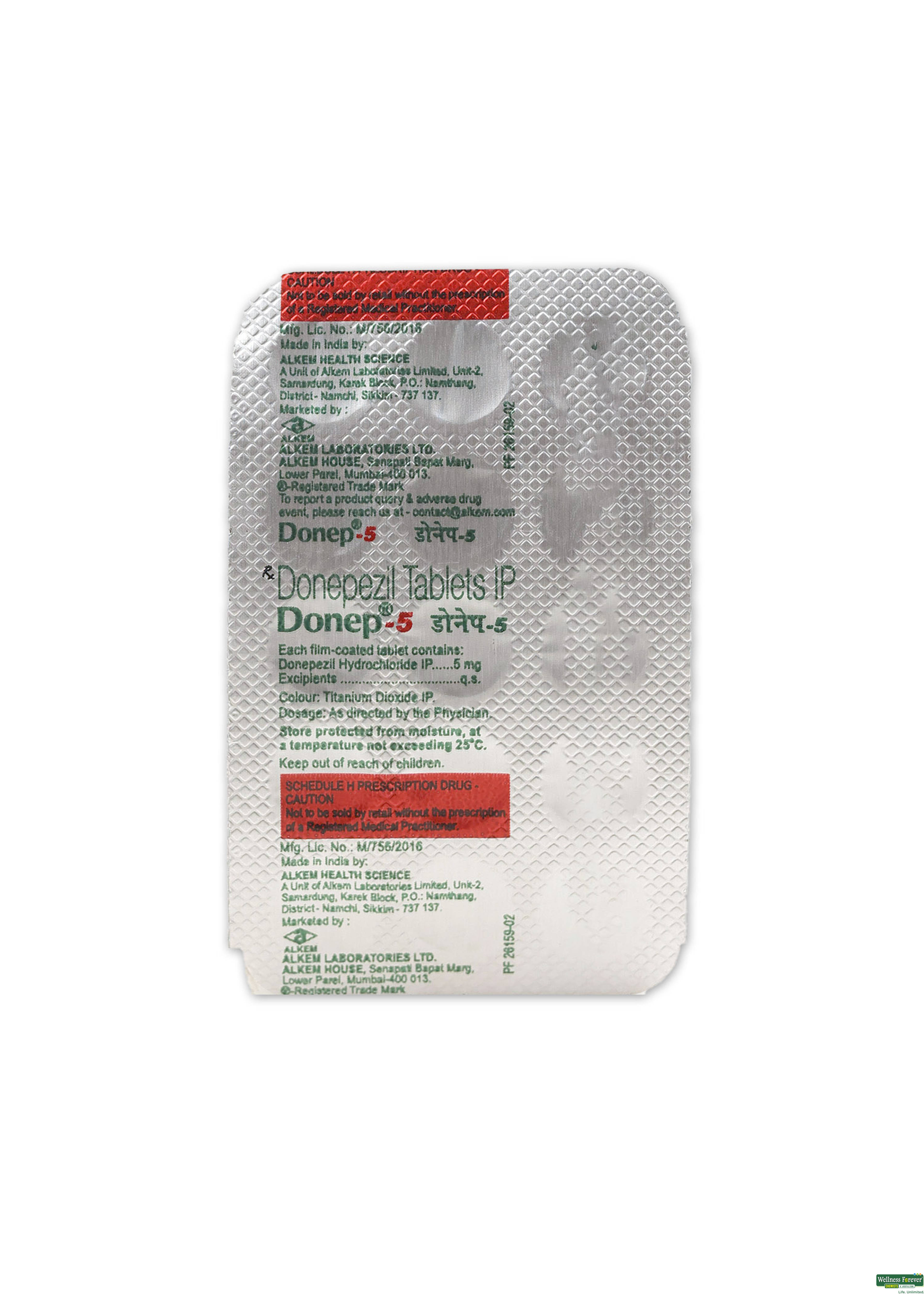 DONEP 5MG 15TAB-image