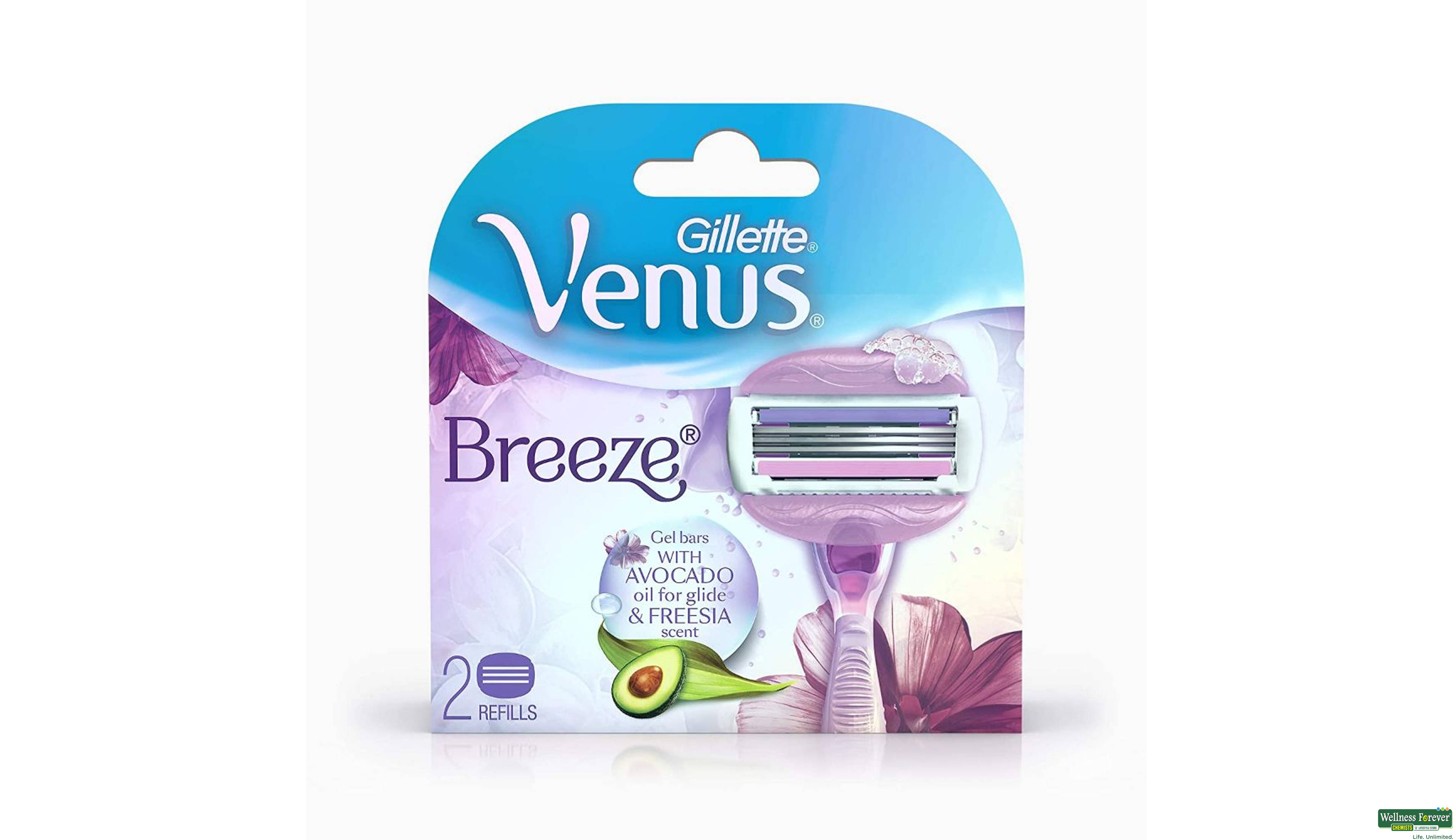 GILL SH/BLADE VENUS BREEZE 2PC- 1, 2PC, 