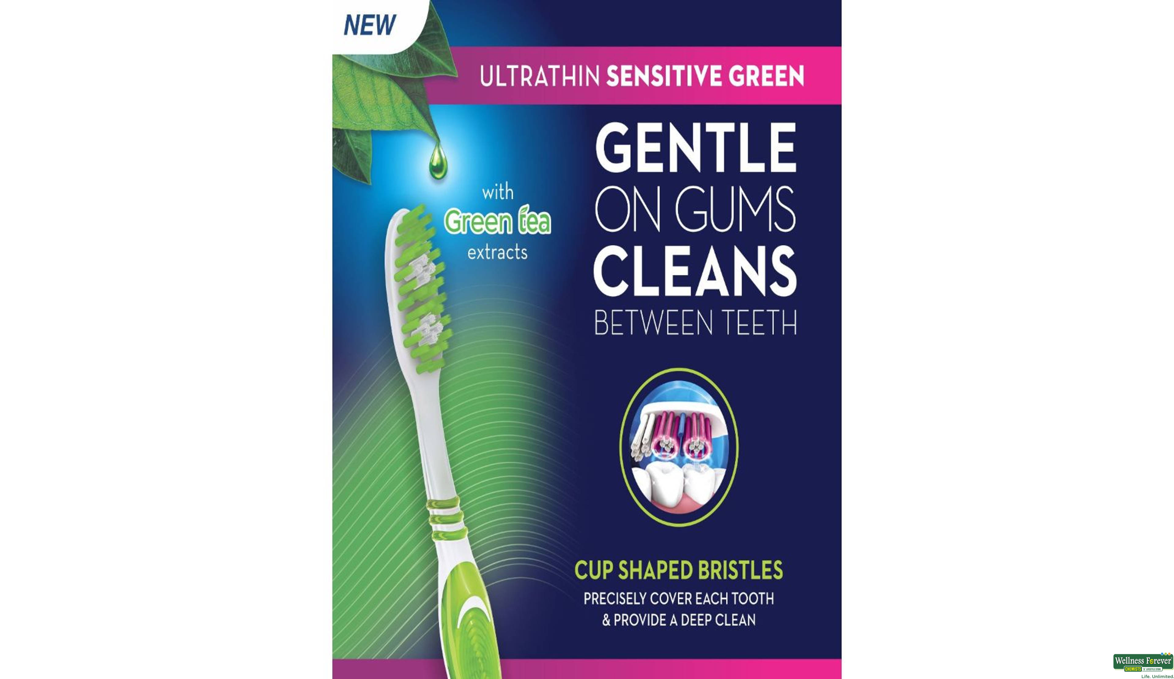 ORAL B T/BRUSH ULTRA SENSI GREEN ES 1PC- 5, 1PC, 