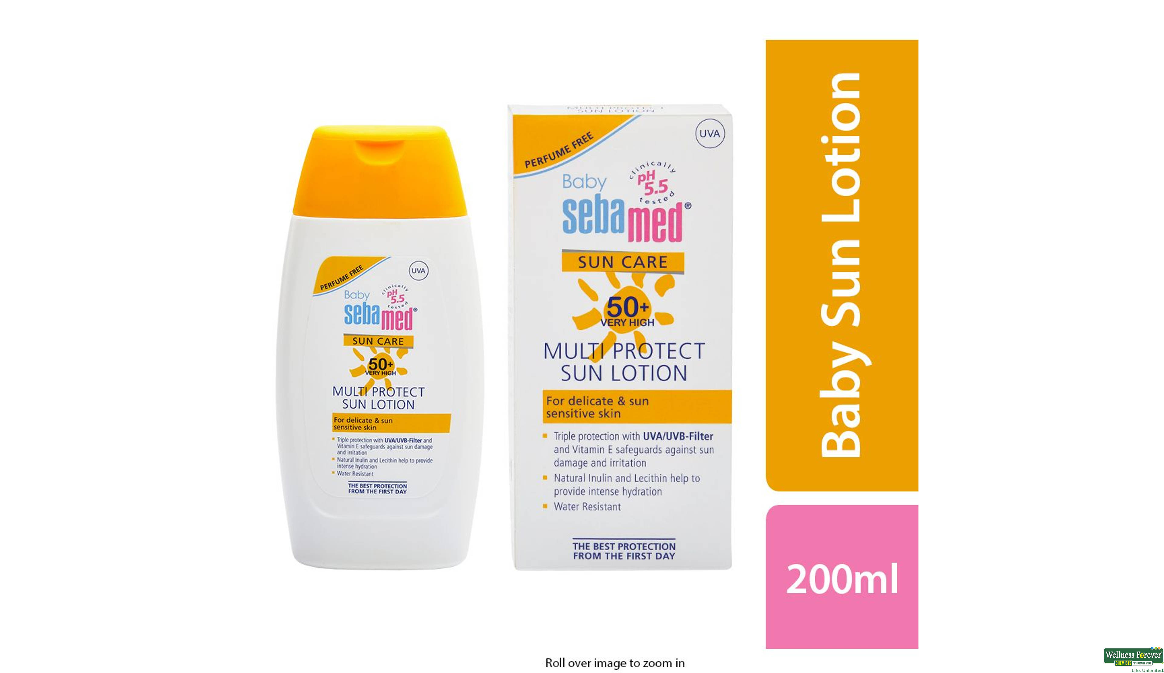 SEBAMED BABY VERY HIGH 50+SUN LTN 200ML- 1, 200ML, null