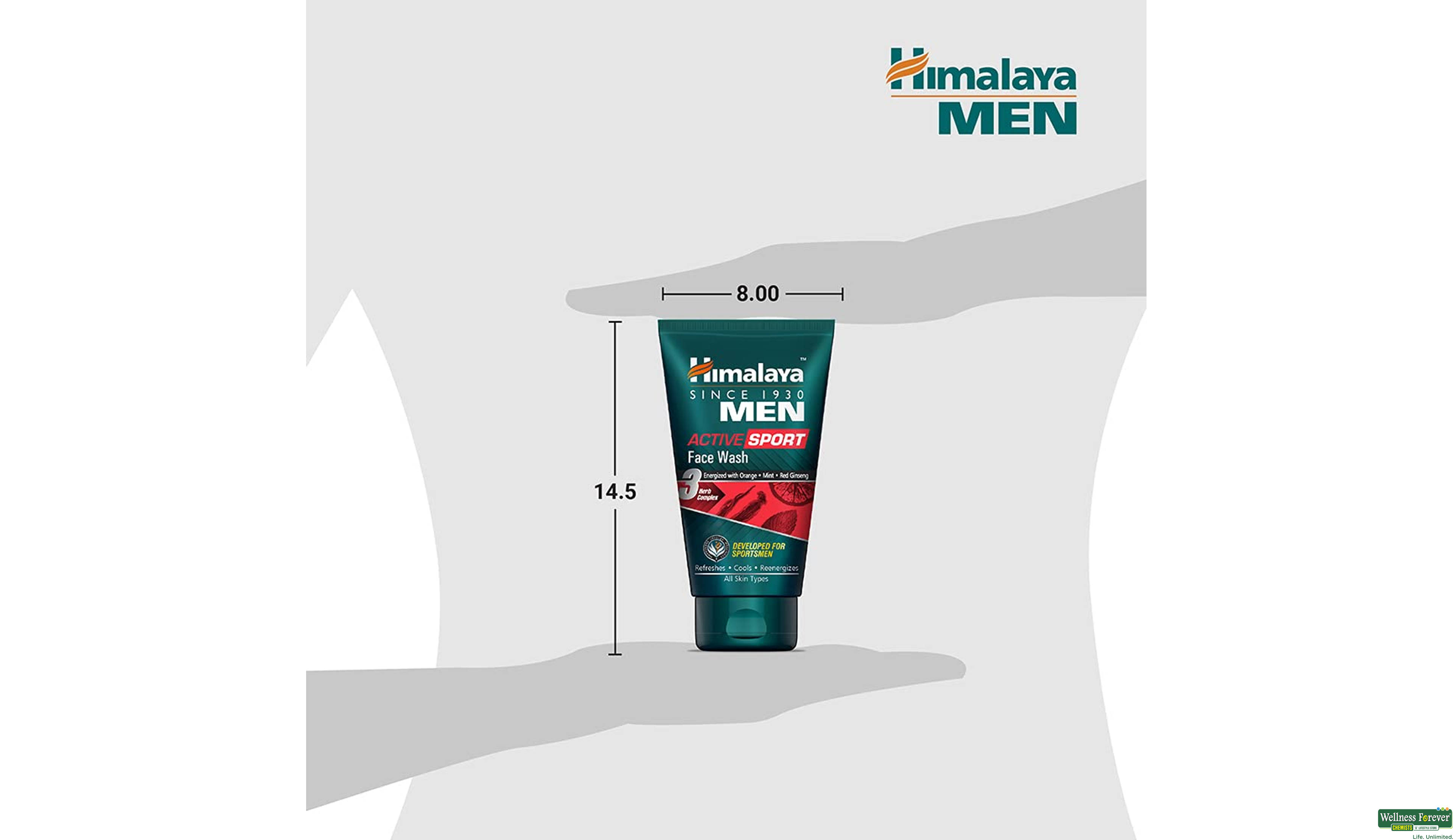 HIMA F/WASH MEN ACTIVE SPORT 100ML- 5, 100ML, 