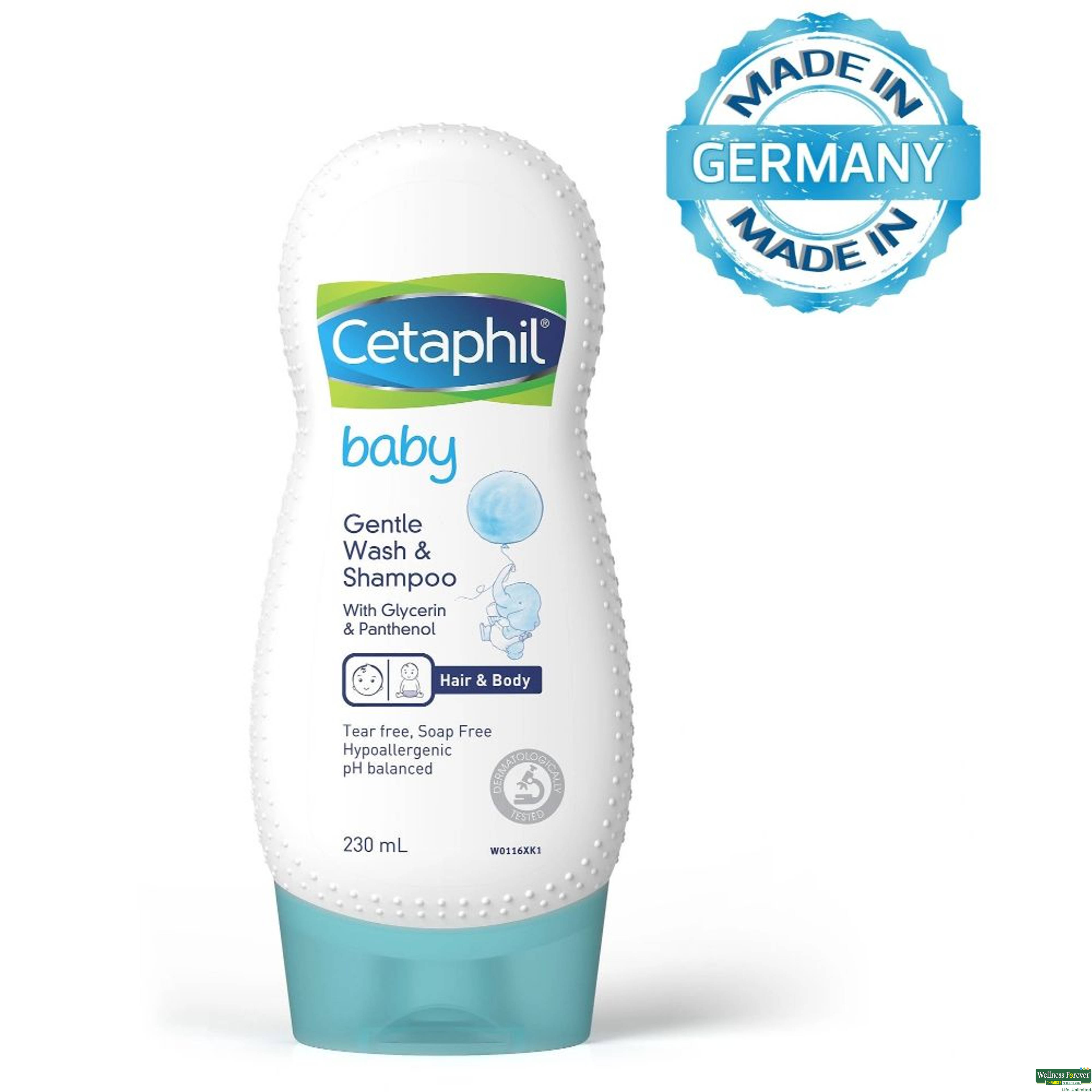 CETAPHIL BABY GENTLE WASH SHMP 230ML-image