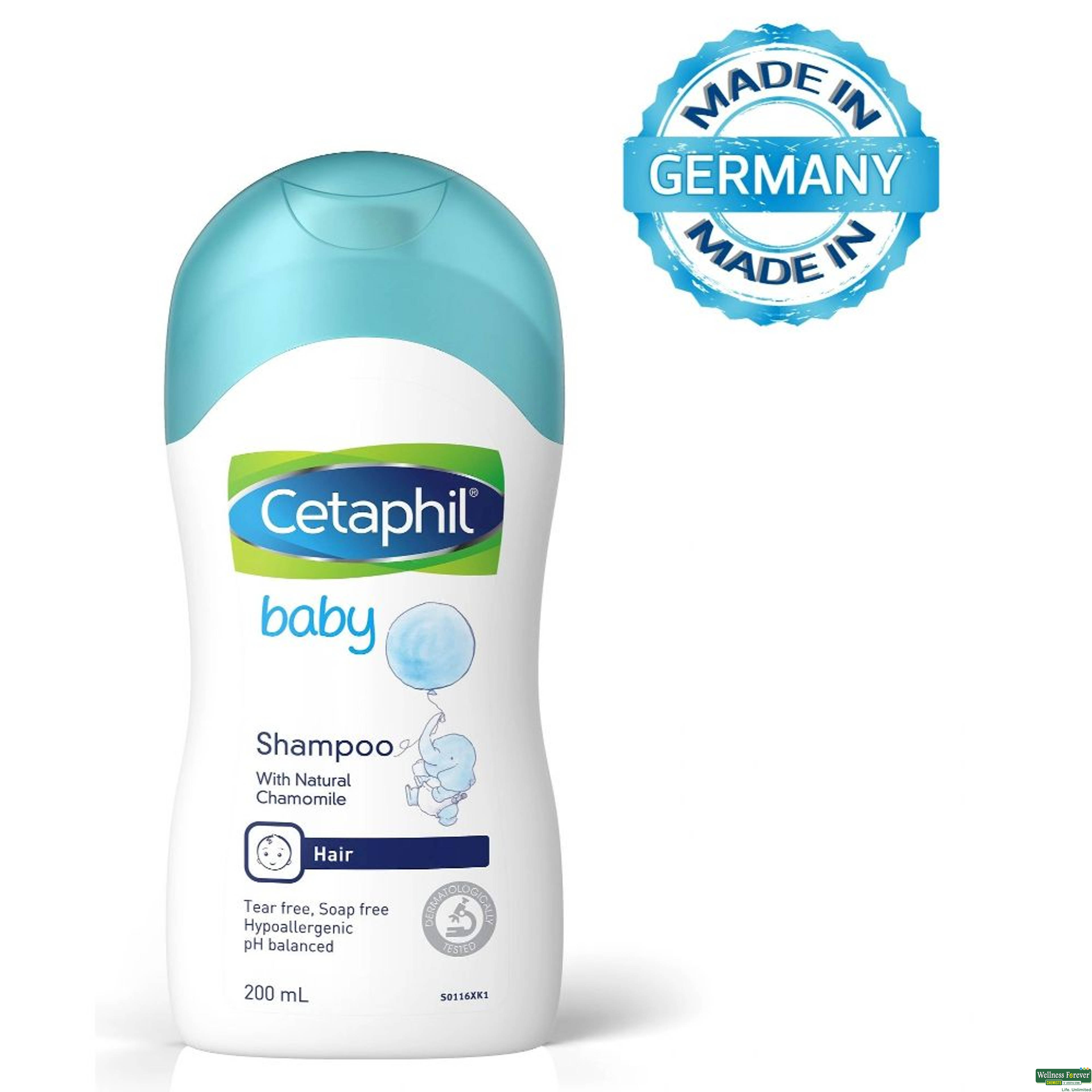 Cetaphil Baby Shampoo With Natural Chamomile, 200 ml-image