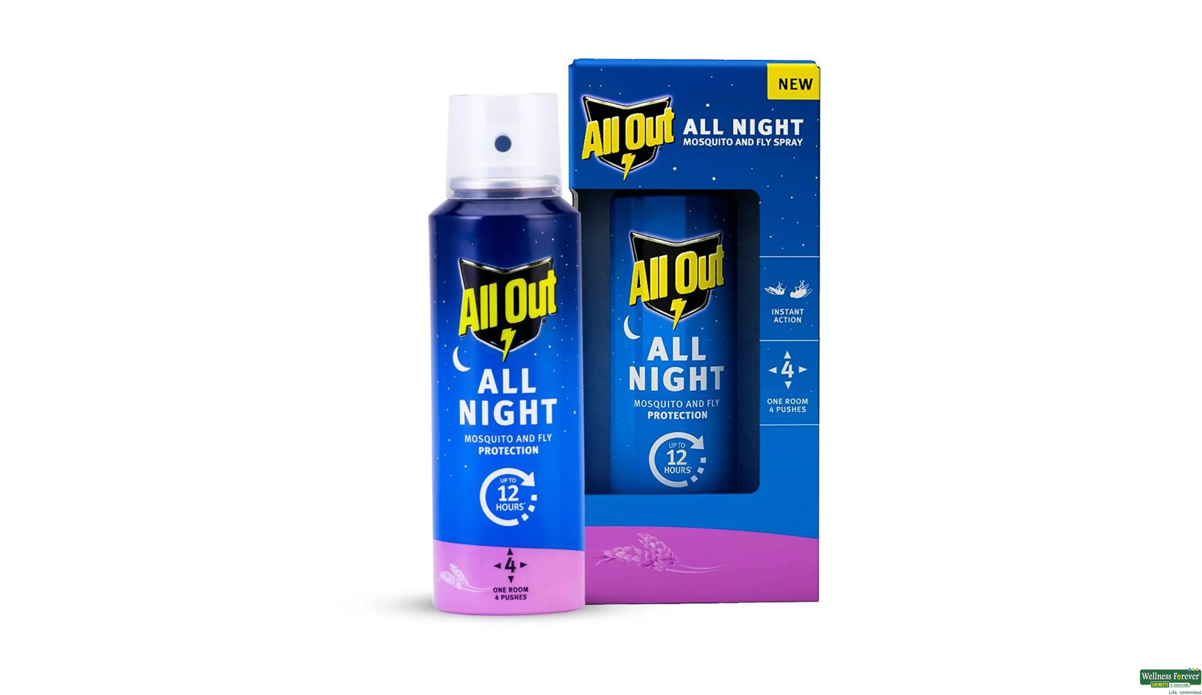 ALLOUT SPRAY MOSQUITO/FLY ALL NIGHT 30ML- 1, 30ML, 