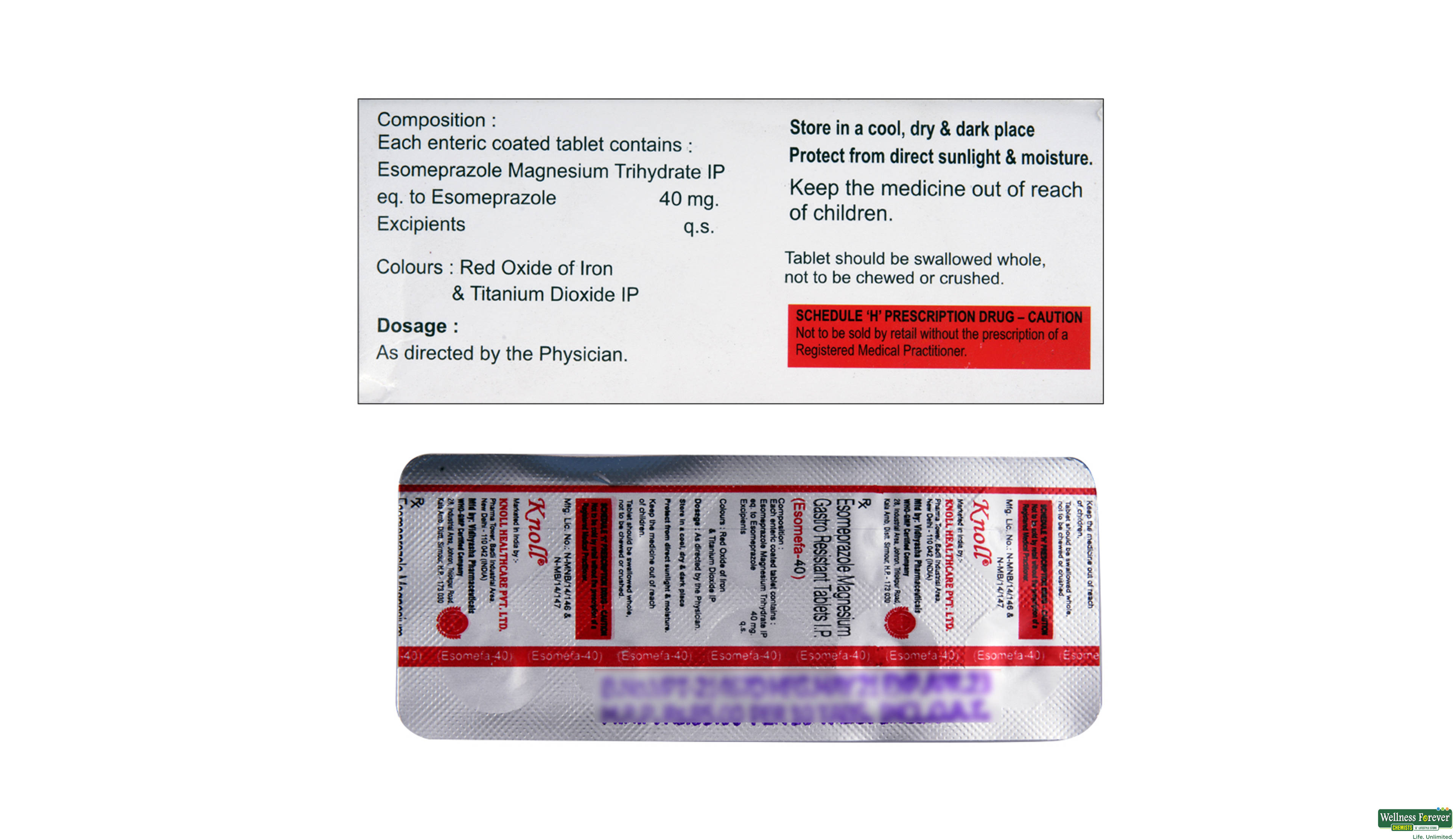 ESOMEFA 40MG 10TAB- 2, 10TAB, 