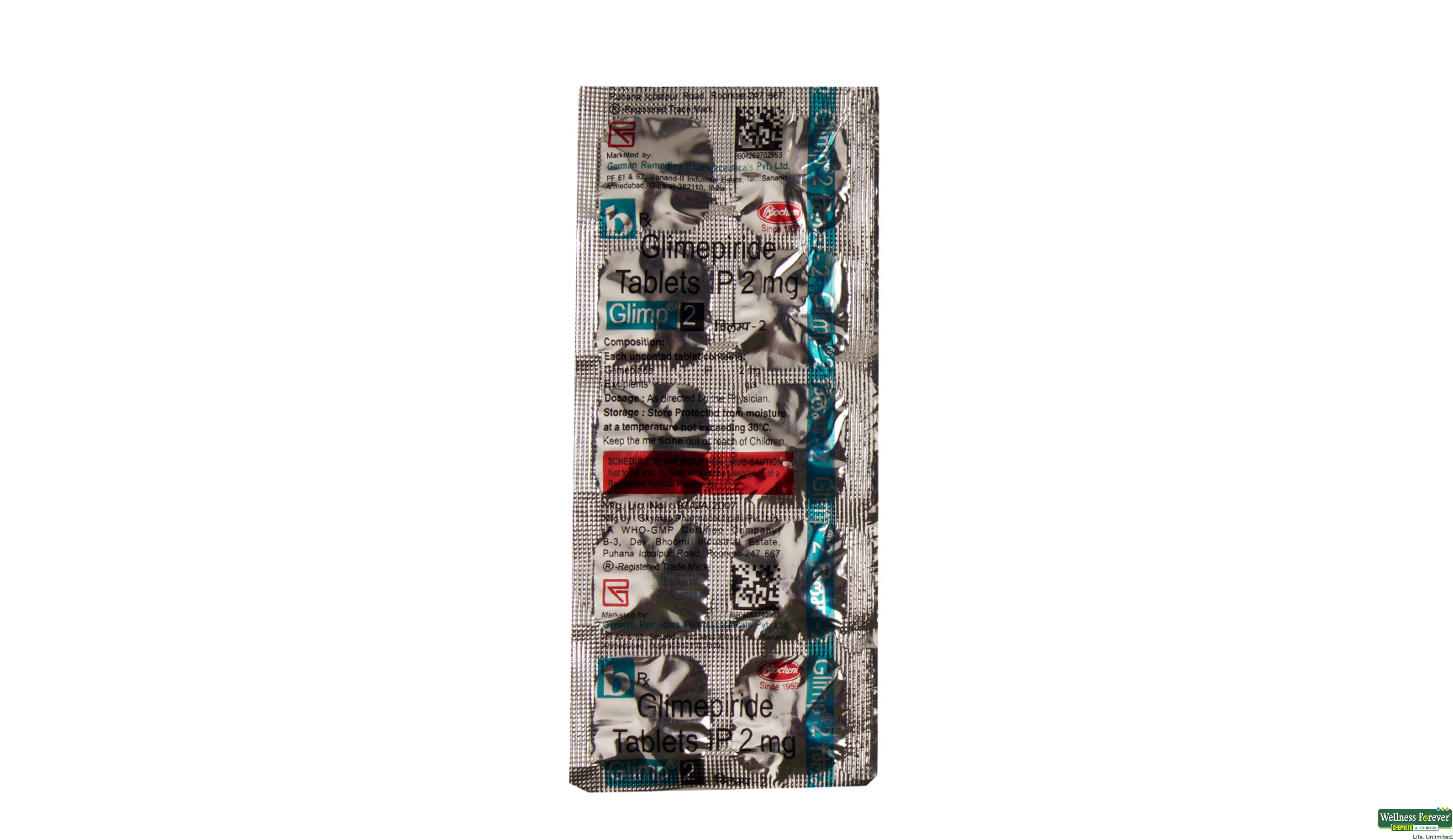 GLIMP 2MG 10TAB- 1, 10TAB, 