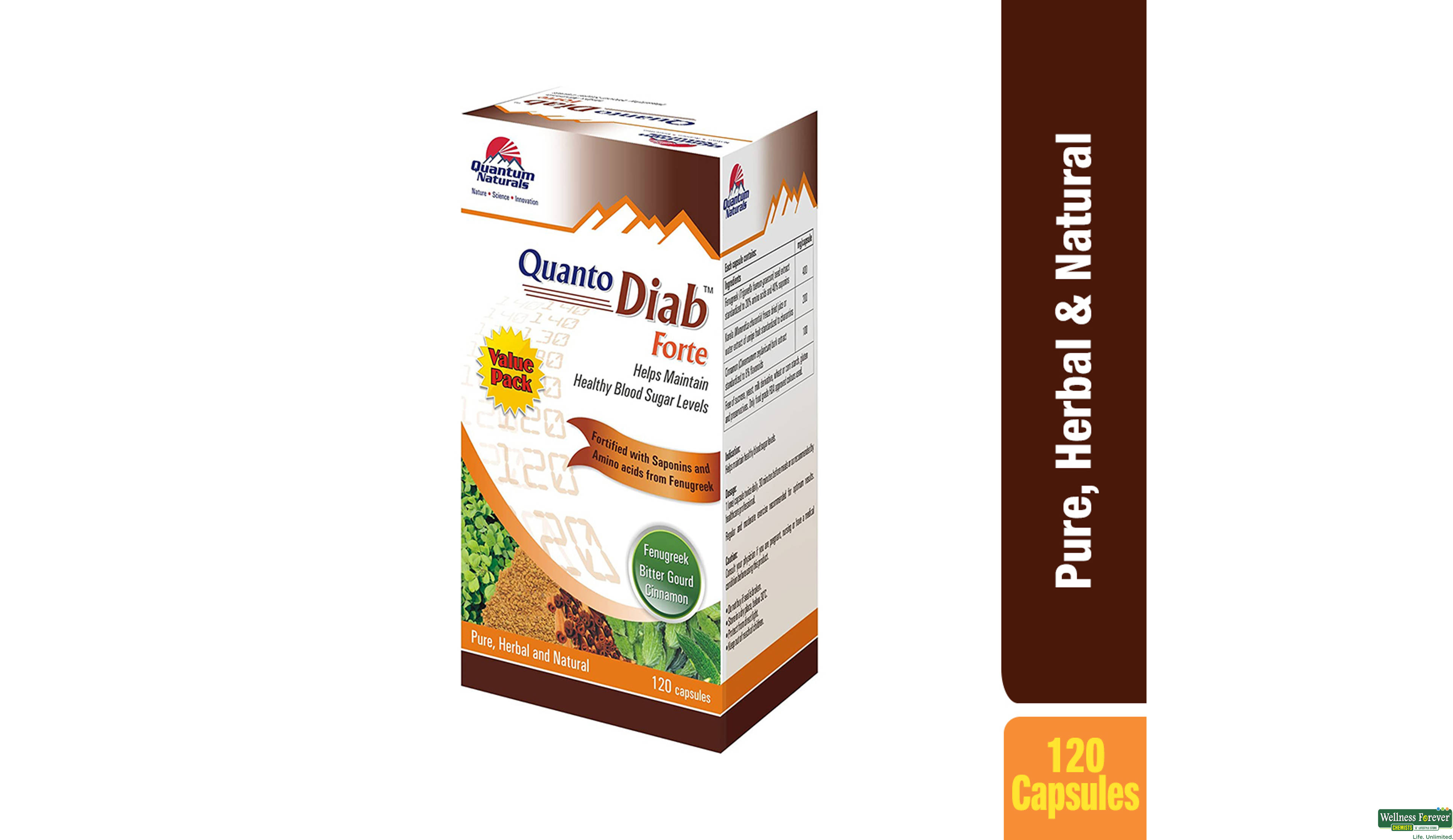 QUANTO DIAB FORTE 120CAP- 1, 120CAP, 