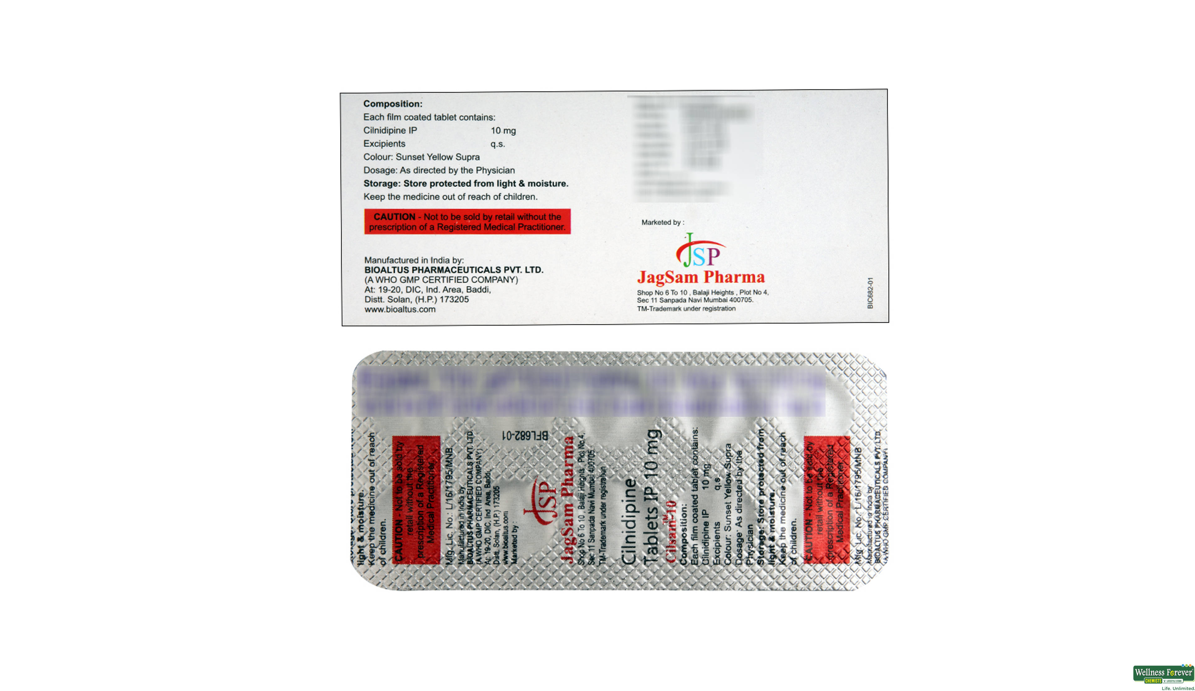 CILSAM 10MG 10TAB- 2, 10TAB, 