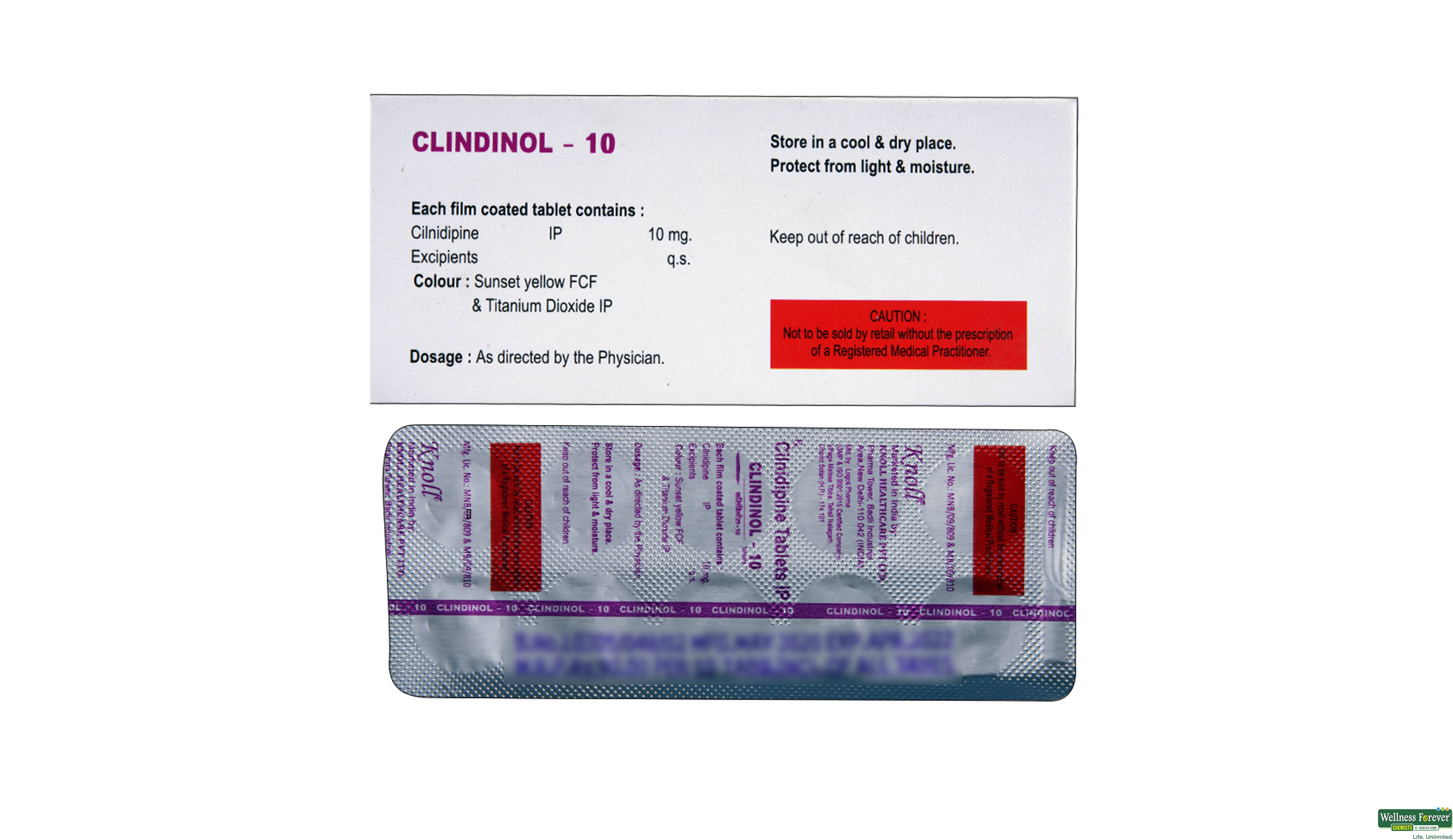 CLINDINOL 10MG 10TAB- 2, 10TAB, 