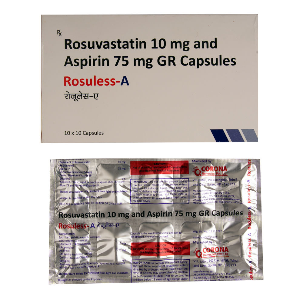 Buy Rosuless A 10 Capsules Online at Best Prices | Wellness Forever