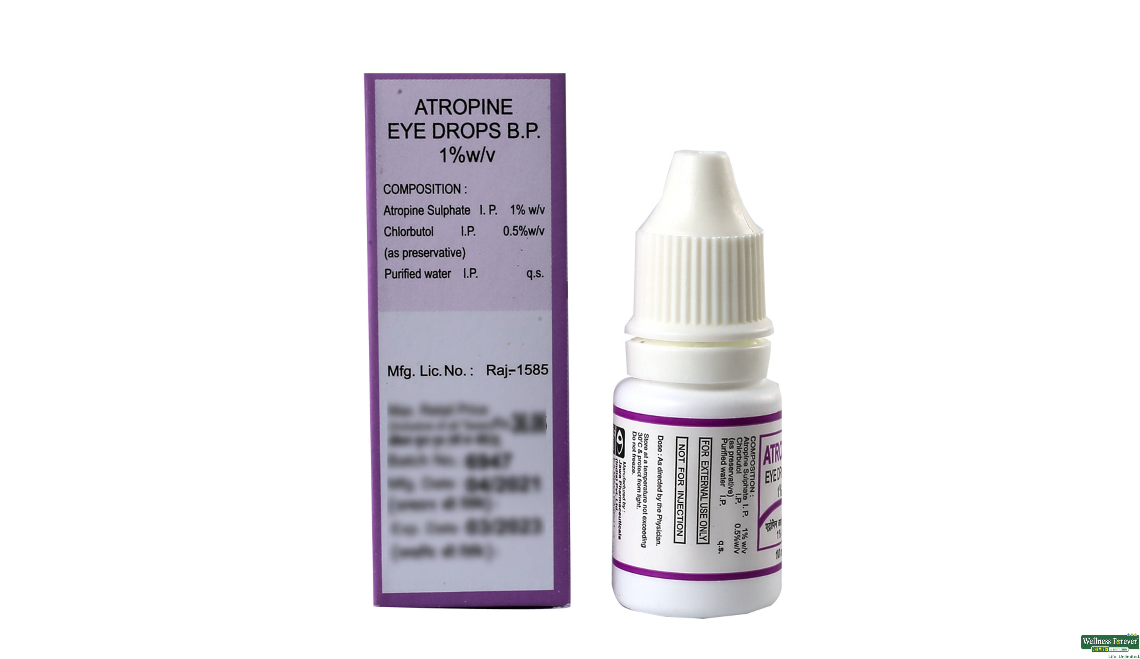 ATROPINE E/DROPS 10ML- 2, 10ML, 