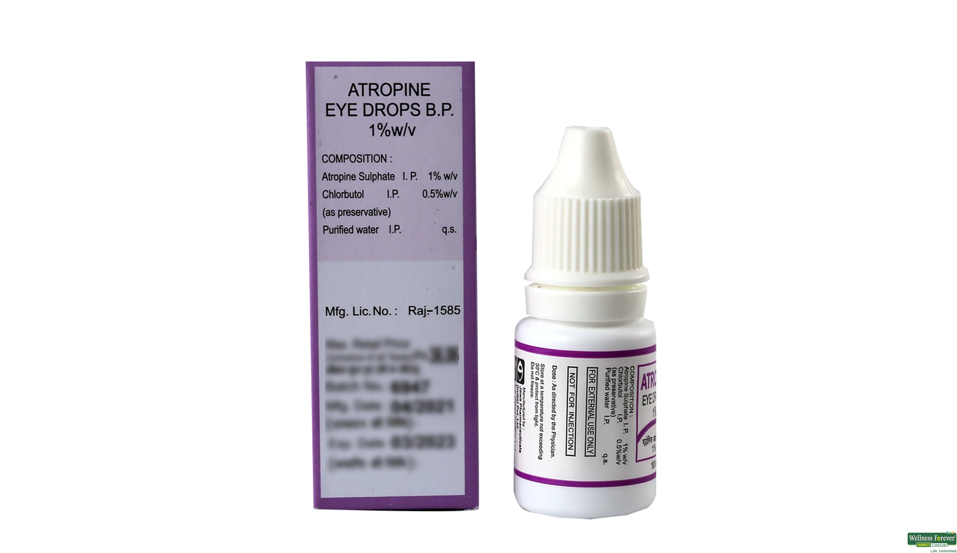 Buy Atropine Eye Drops 10 ml Online at Best Prices Wellness Forever