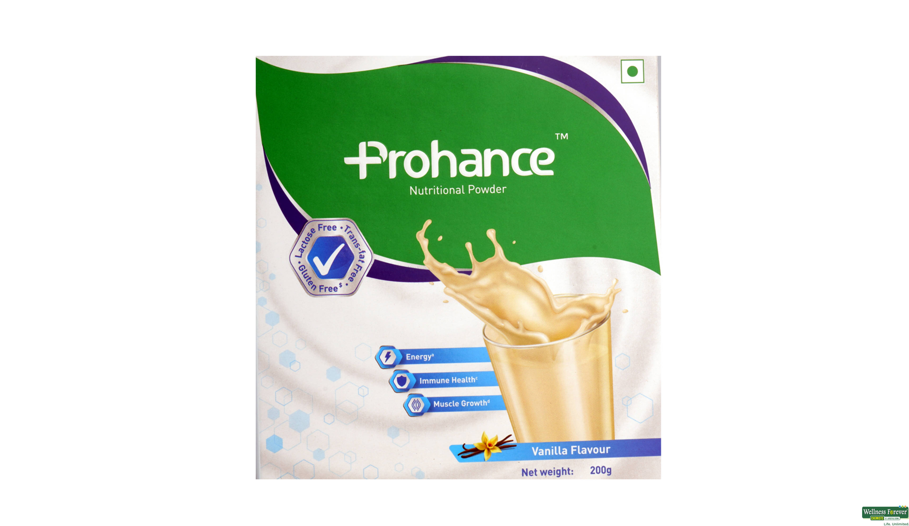 PROHANCE PWDR VANILLA REF 200GM- 1, 200GM, 