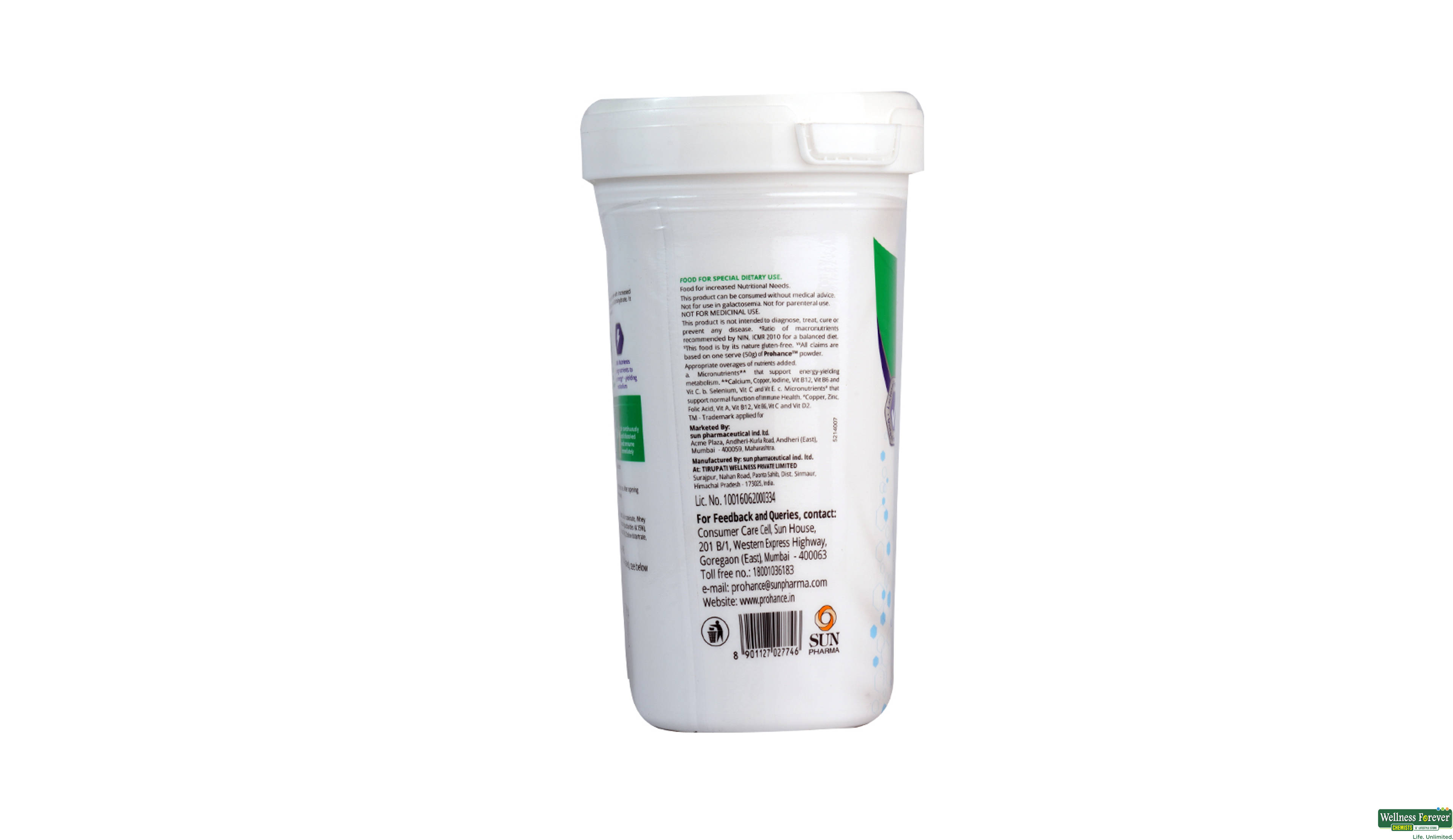 PROHANCE PWDR VANILLA 400GM- 4, 400GM, 