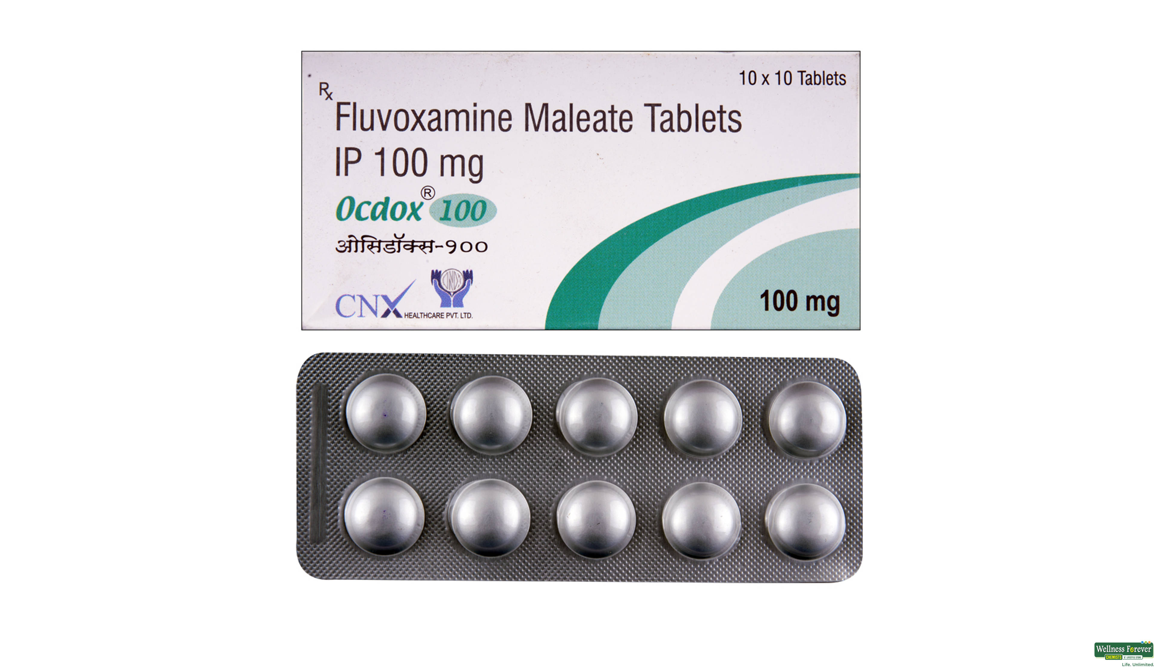 OCDOX 100MG 10TAB- 1, 10TAB, 
