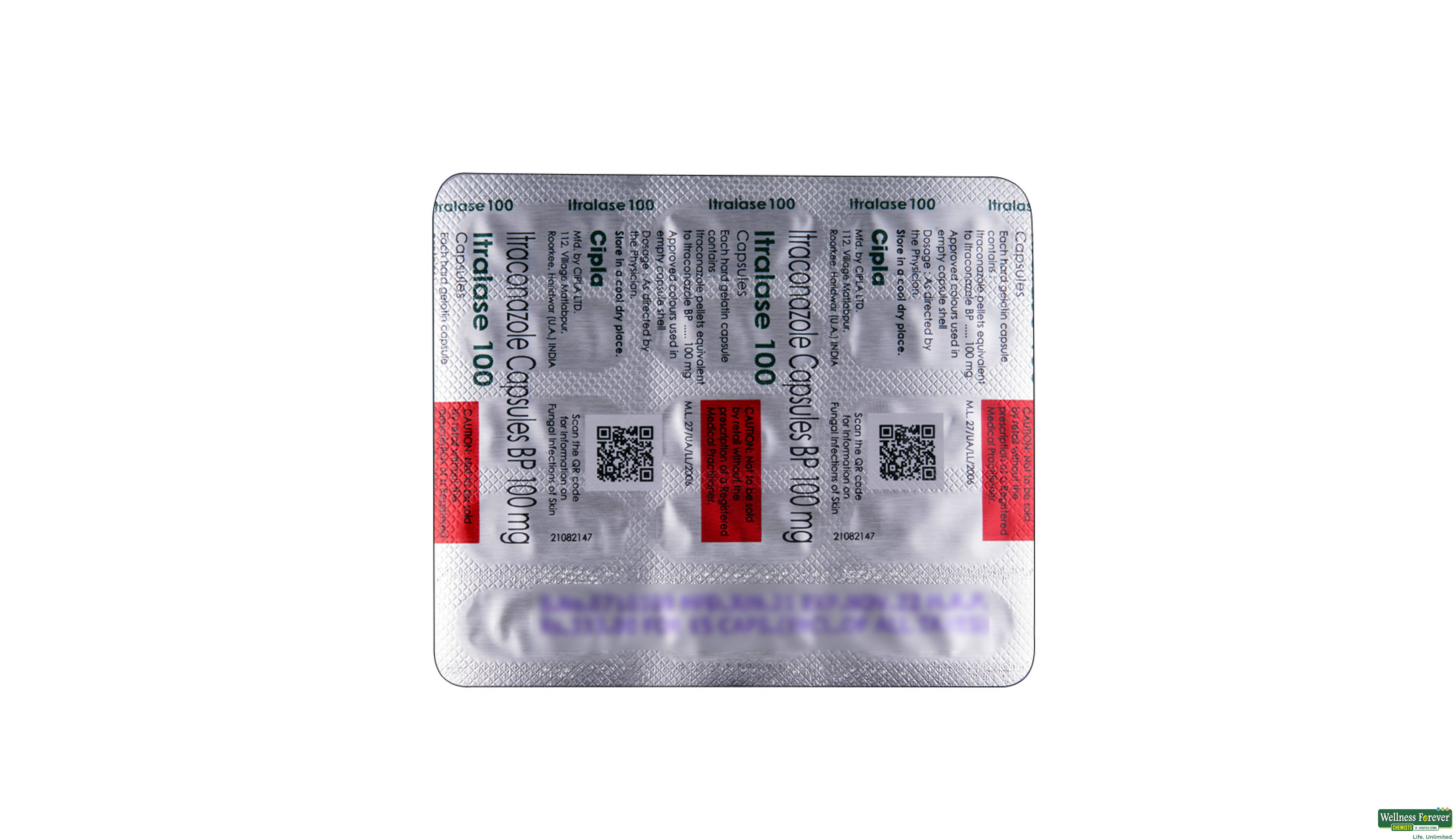ITRALASE 100MG 15CAP- 2, 15CAP, 