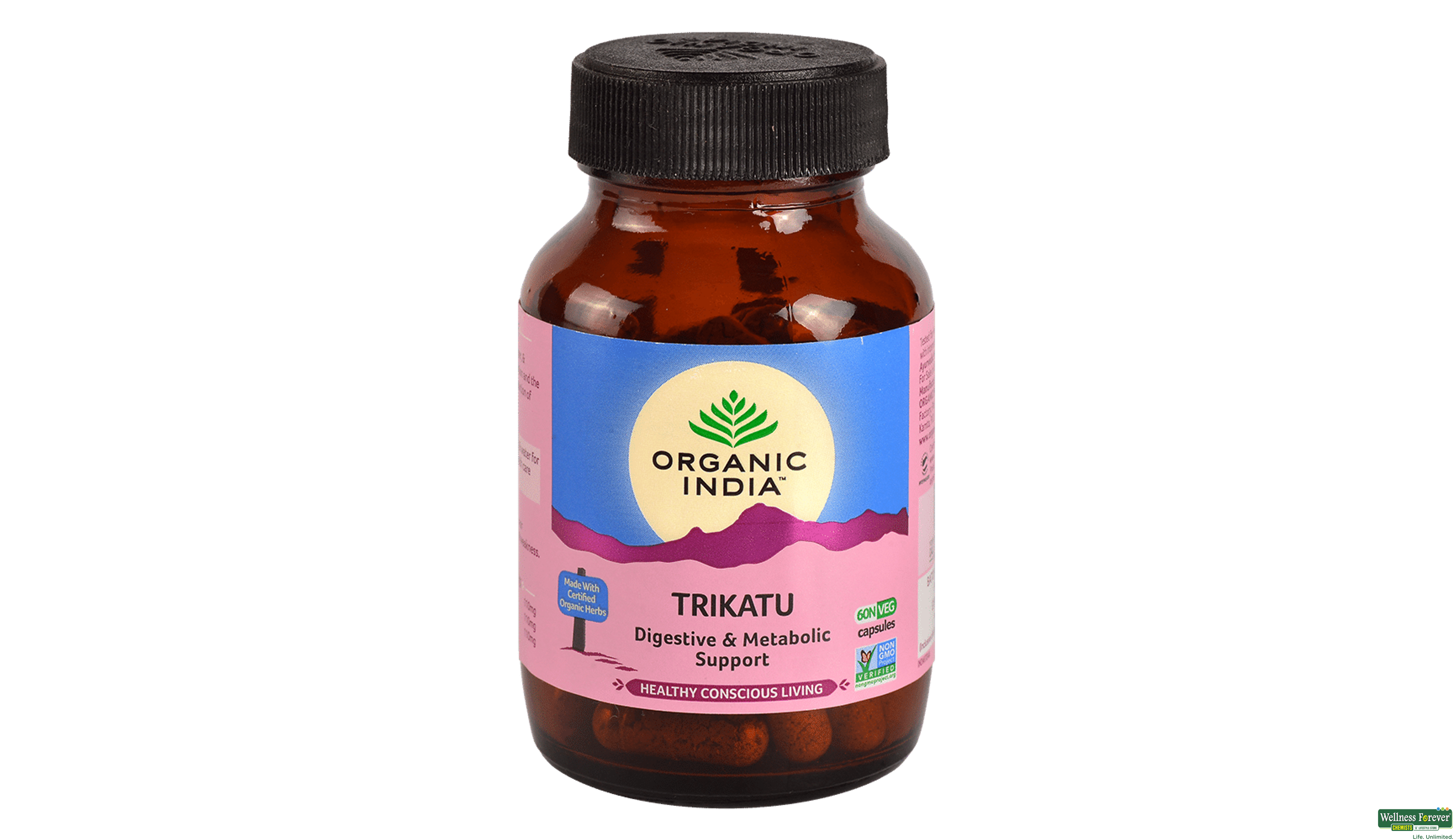 TRIKATU 60CAP ORGANIC- 1, 60CAP, null