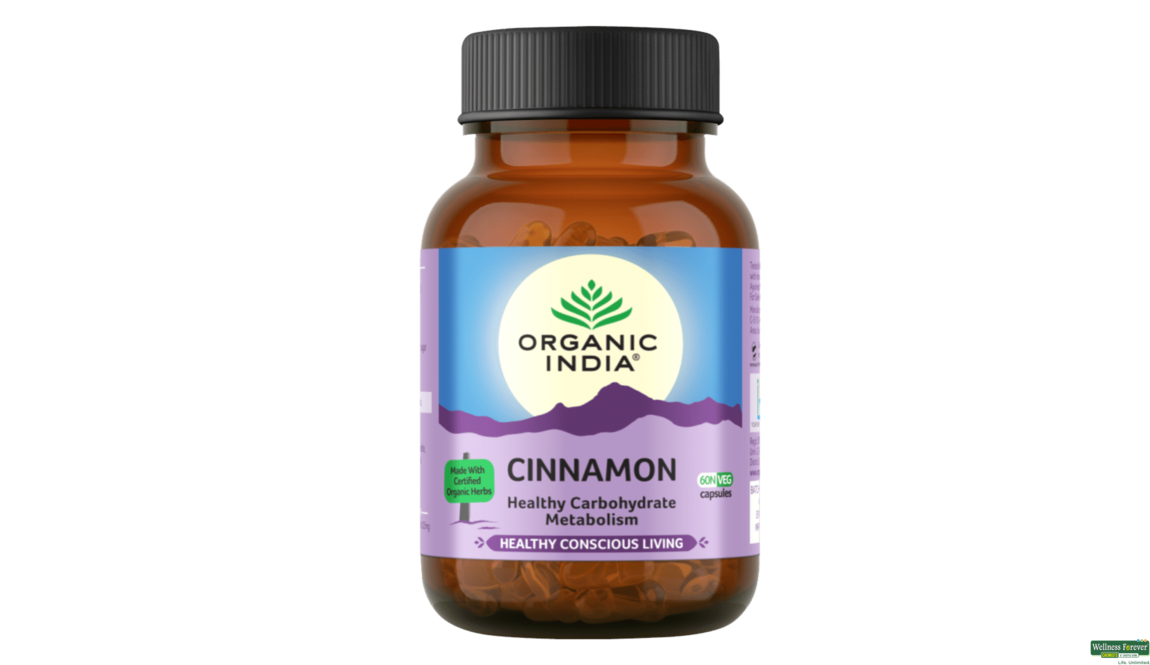 CINNAMON 60CAP ORGANIC- 2, 60CAP, 