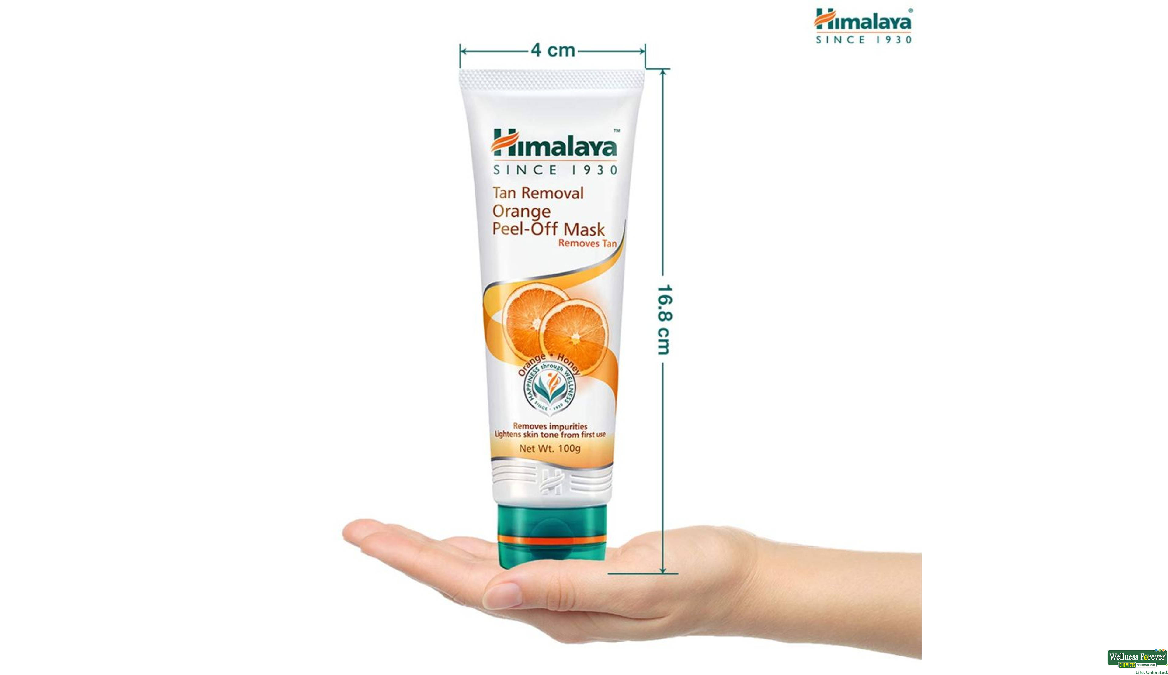 HIMA F/MASK PEEL OFF ORANGE TAN 100GM- 7, 100GM, null