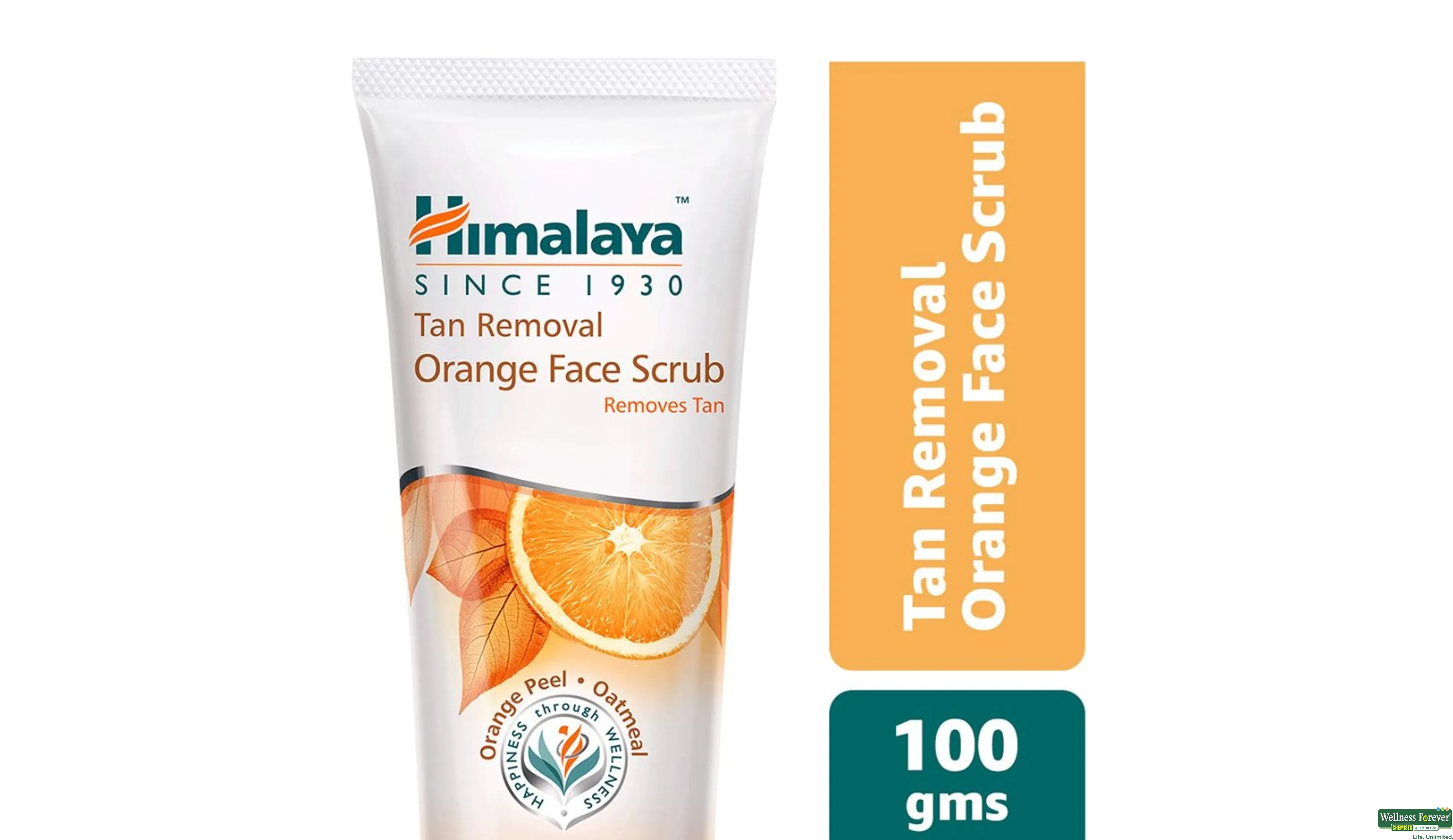 HIMA F/SCRUB ORANGE TAN REMOVAL 100GM- 1, 100GM, null