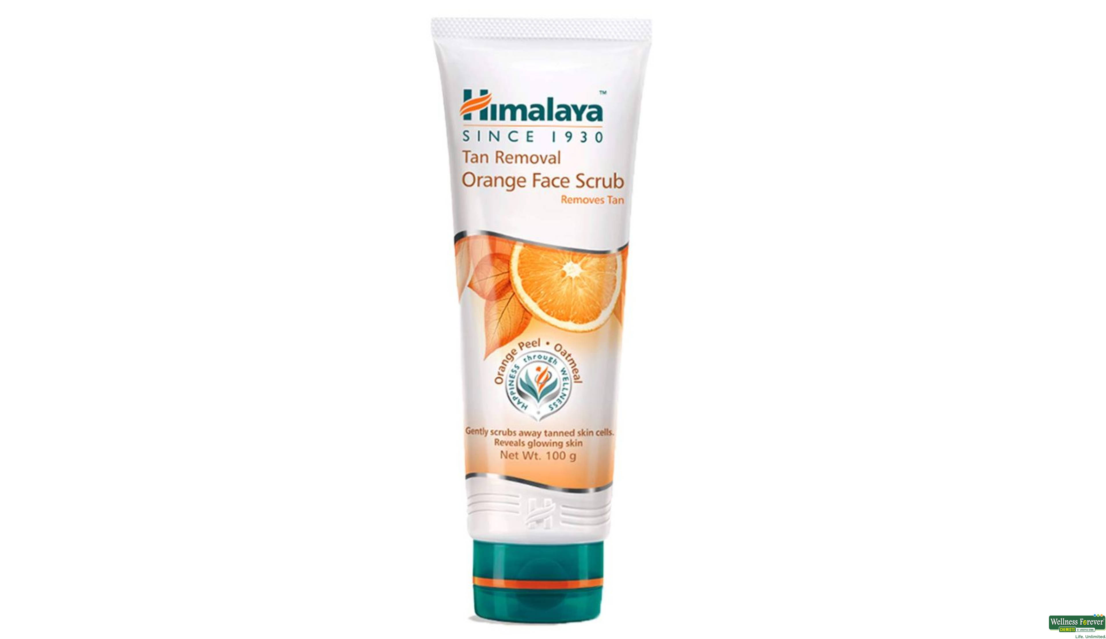 HIMA F/SCRUB ORANGE TAN REMOVAL 100GM- 2, 100GM, null