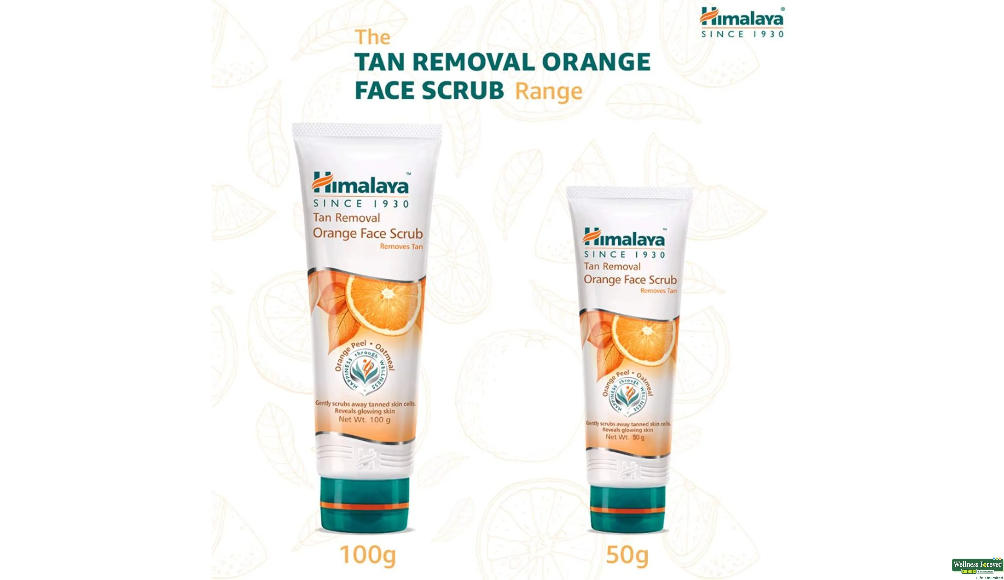 HIMA F/SCRUB ORANGE TAN REMOVAL 100GM- 8, 100GM, null