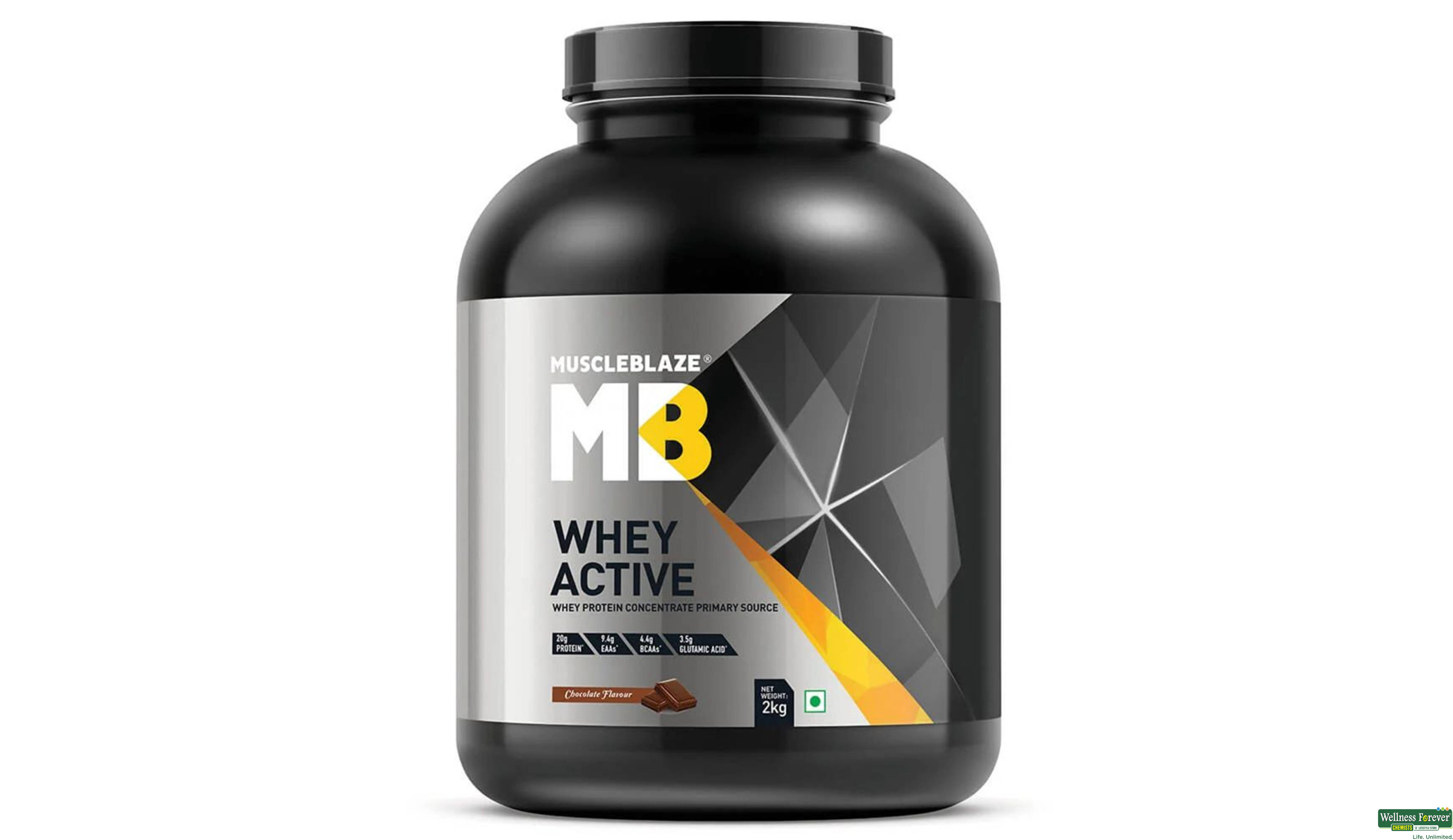 MB PWDR WHEY ACTIVE CHOC 2KG- 1, 2KG, 