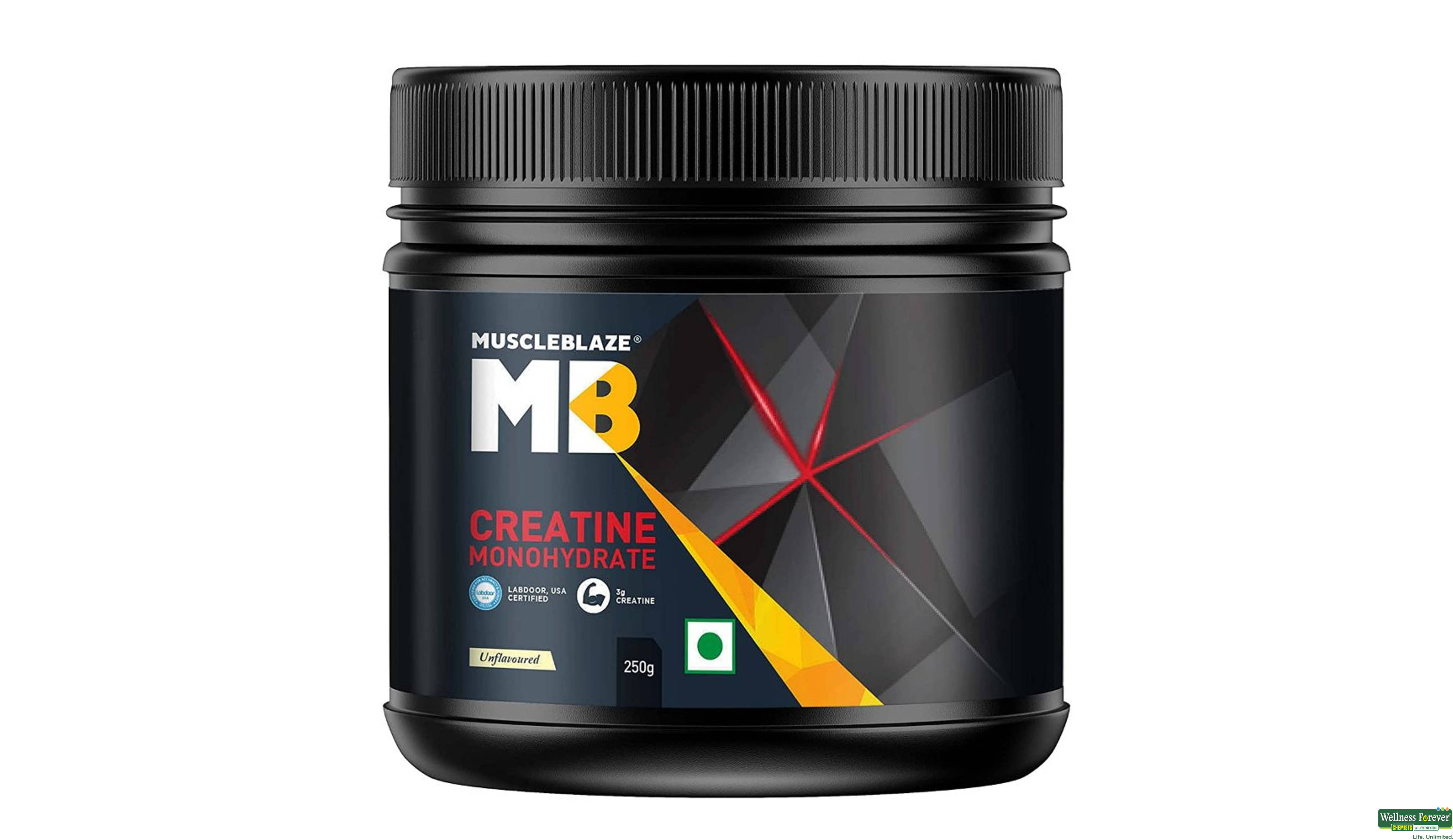 MB PWDR MICRONIZED CREATINE MONO 250GM- 1, 250GM, 