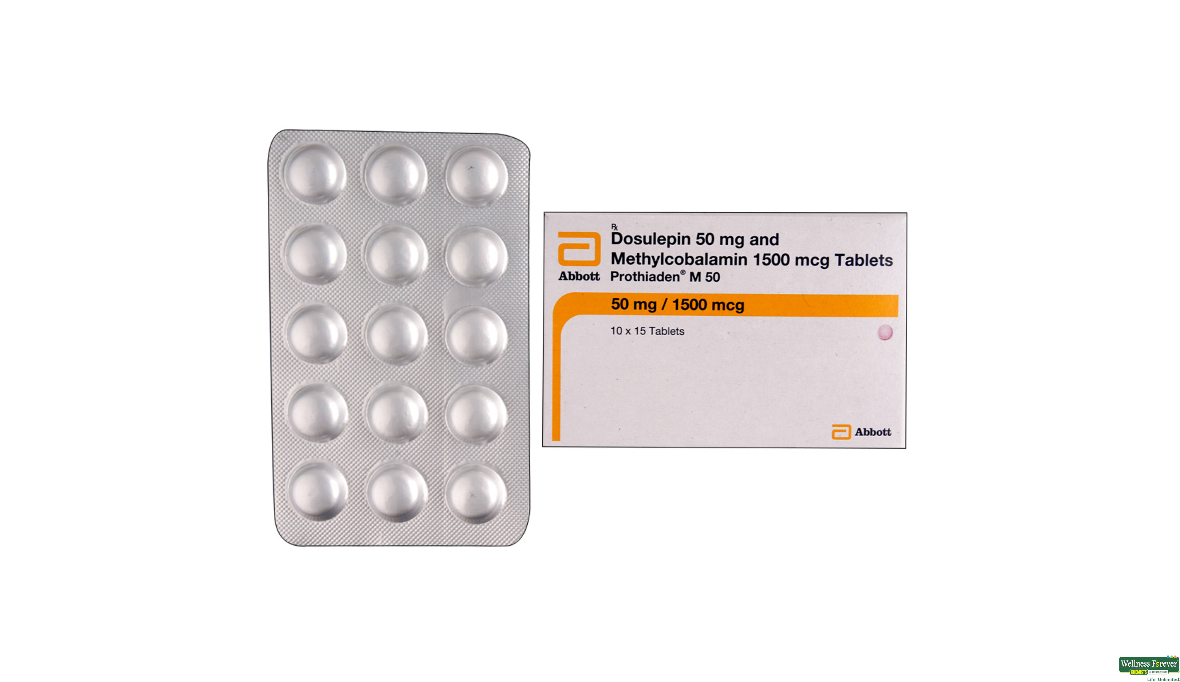 PROTHIADEN-M 50MG 15TAB- 1, 15TAB, 