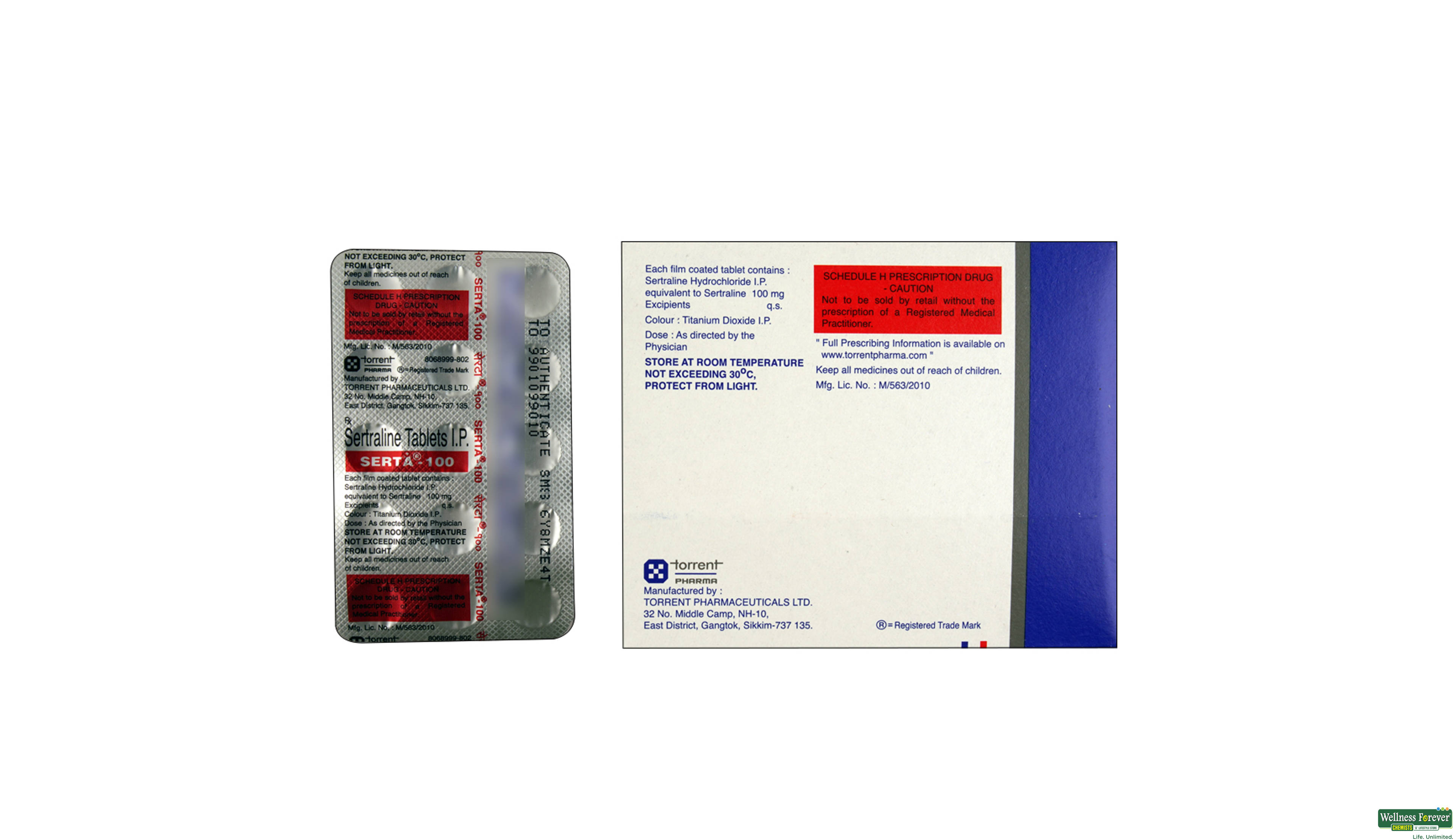 SERTA 100MG 15TAB- 2, 15TAB, 