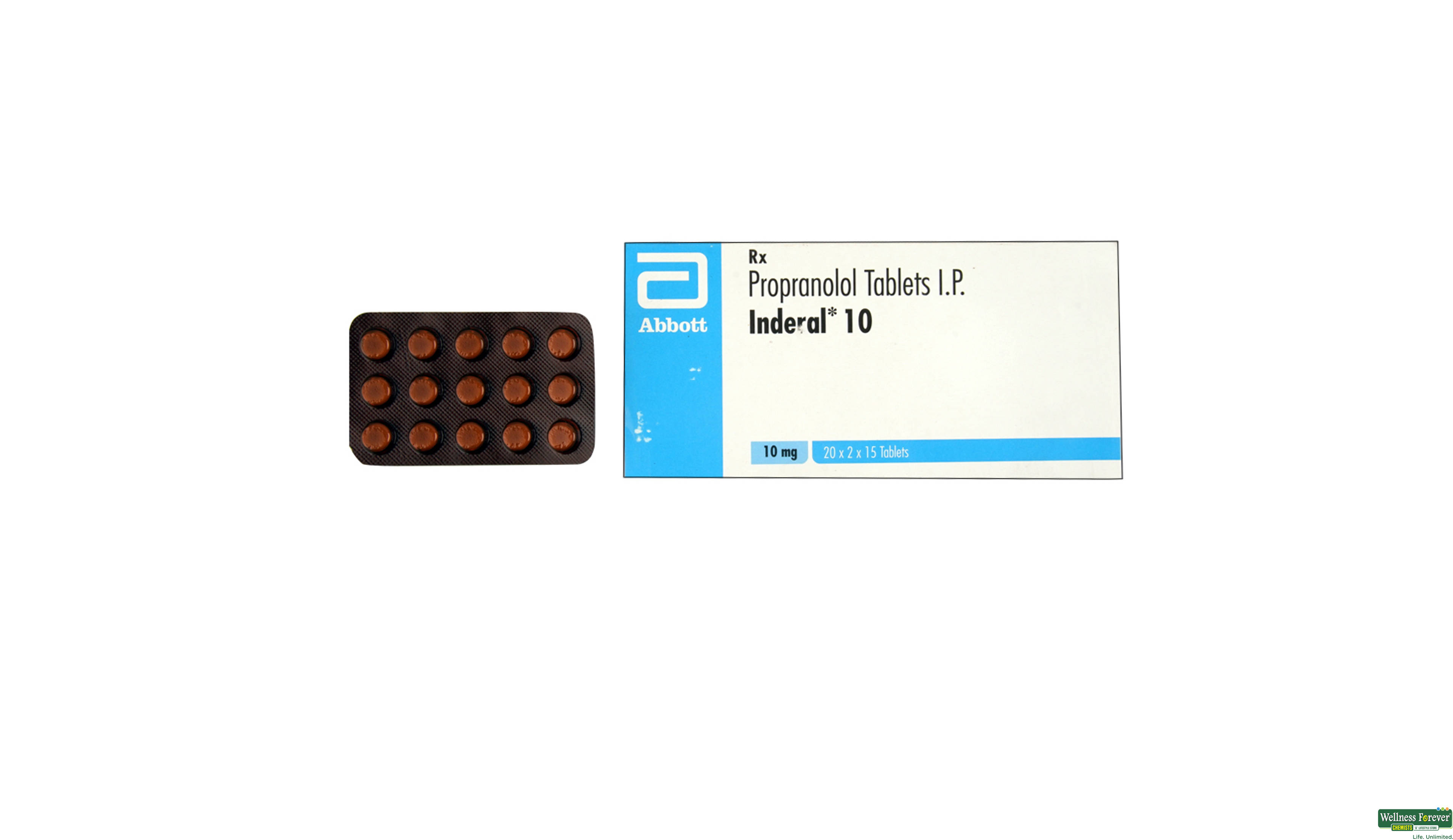 INDERAL 10MG 15TAB- 1, 15TAB, 
